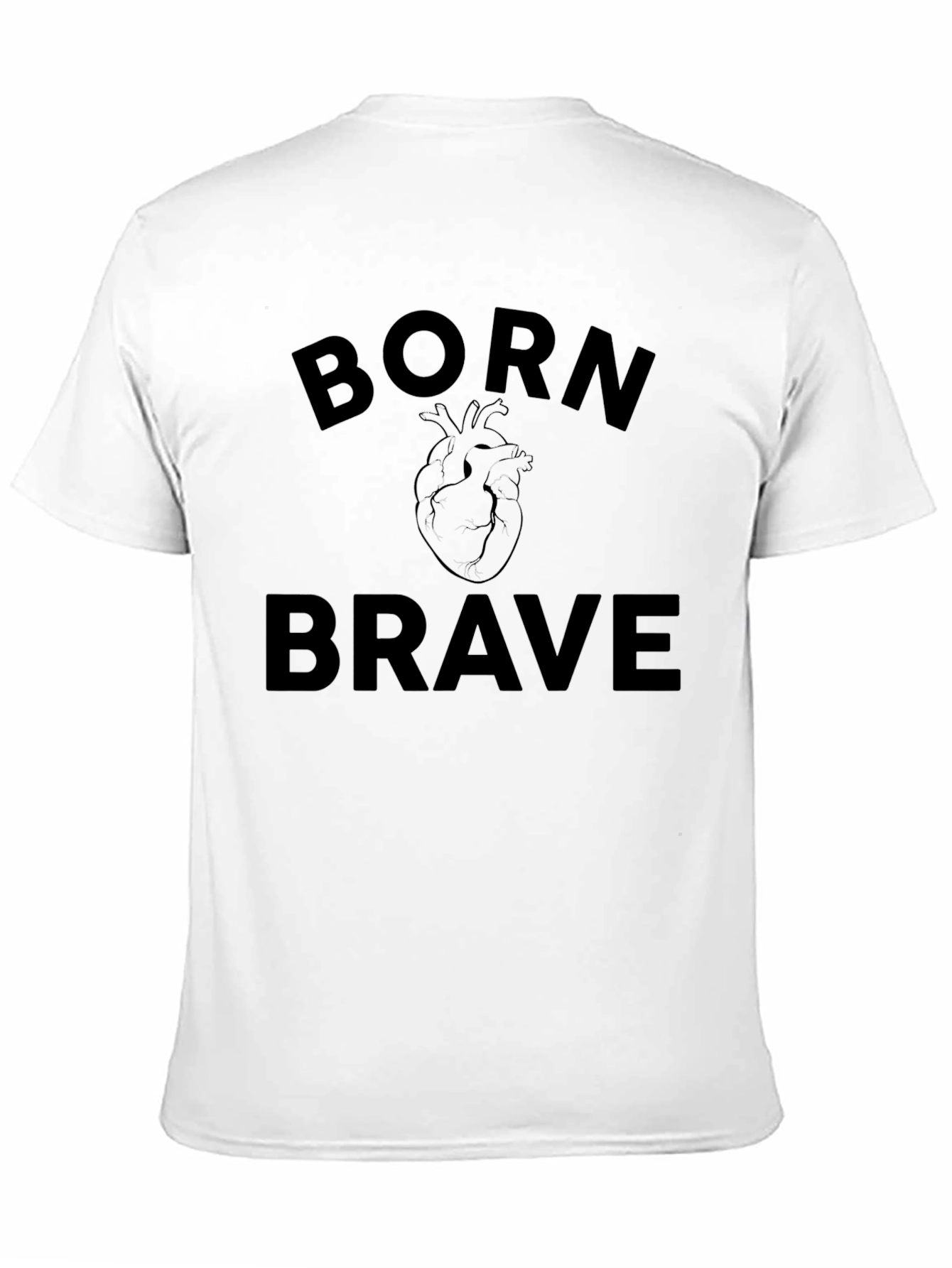 Born Brave Graphic Tee - Black