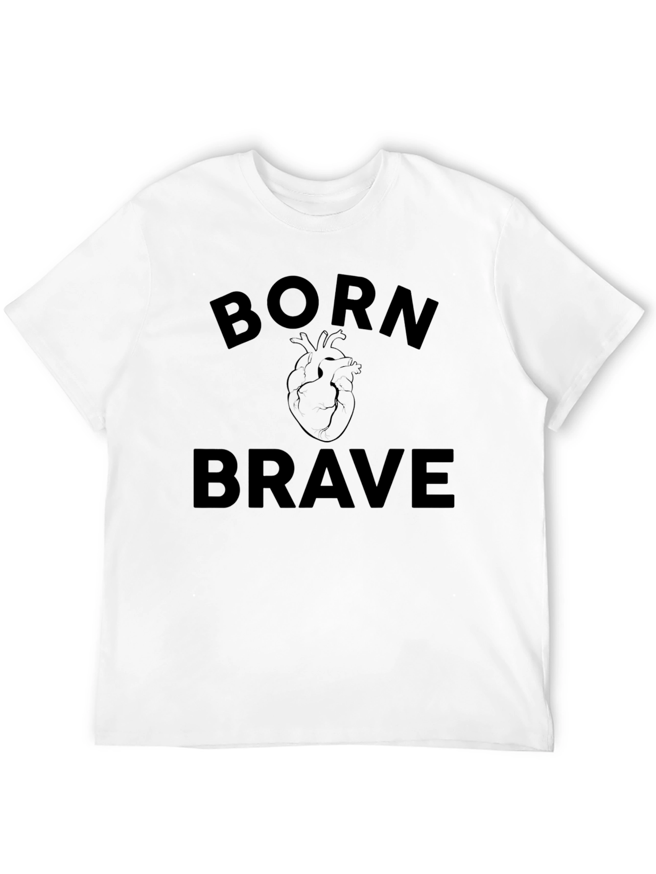 Born Brave Graphic Tee - Black