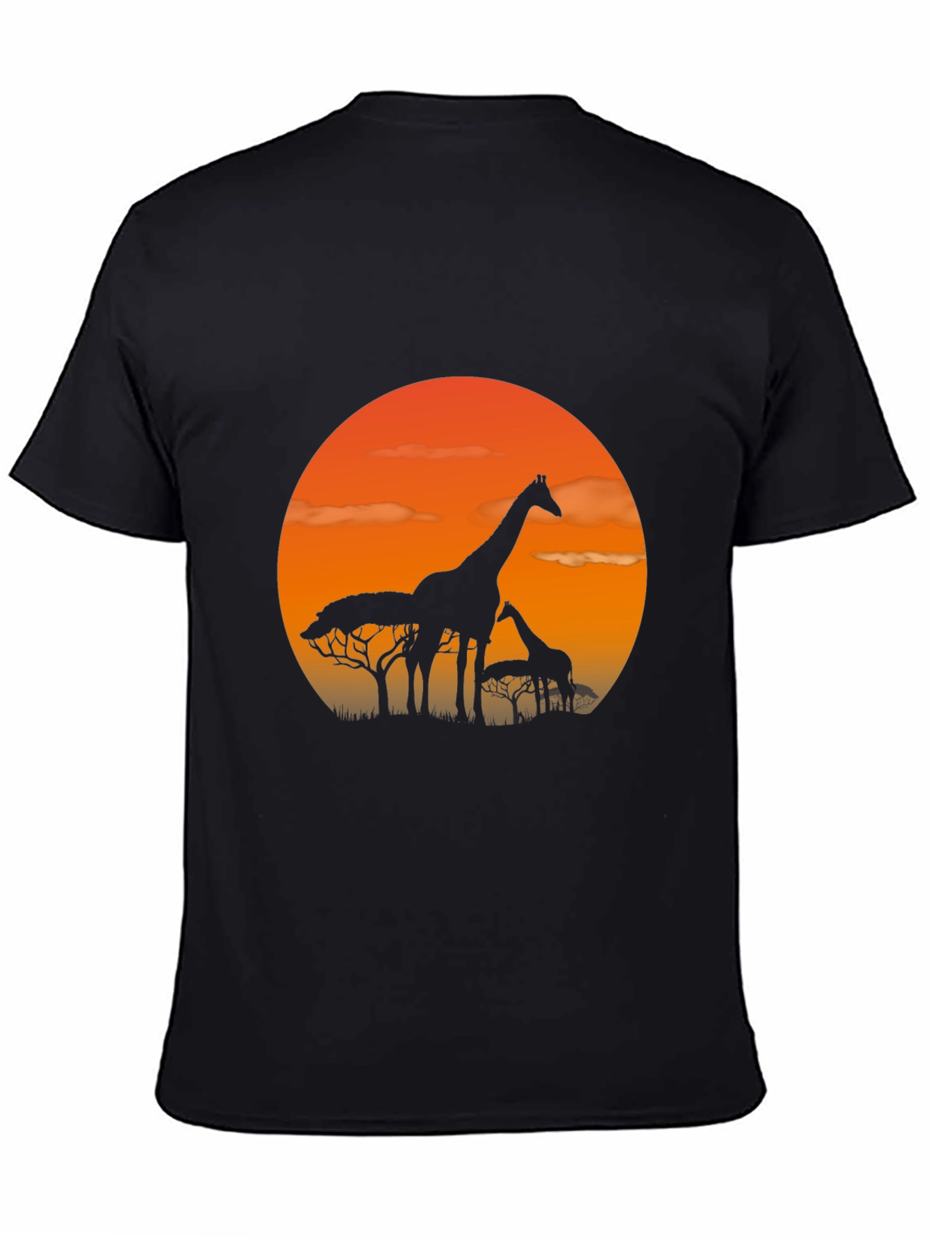 Sunset Giraffe Graphic Tee