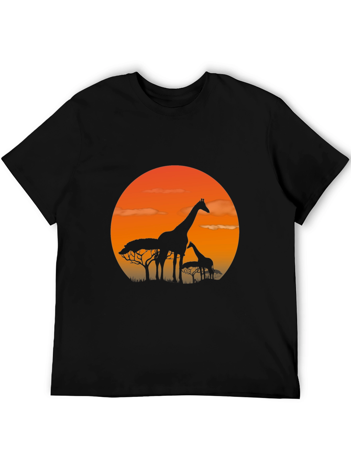 Sunset Giraffe Graphic Tee