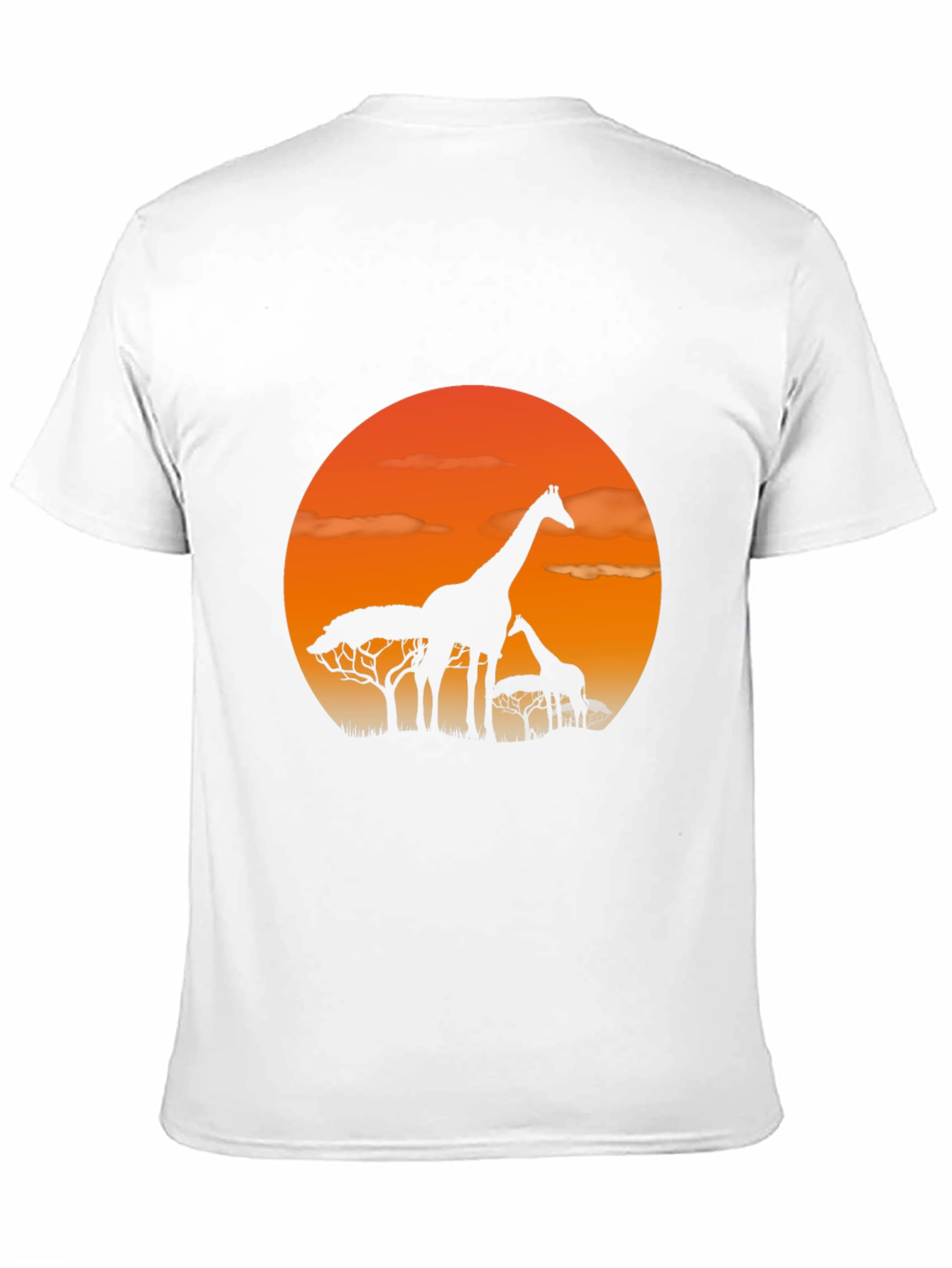 Sunset Giraffe Graphic Tee