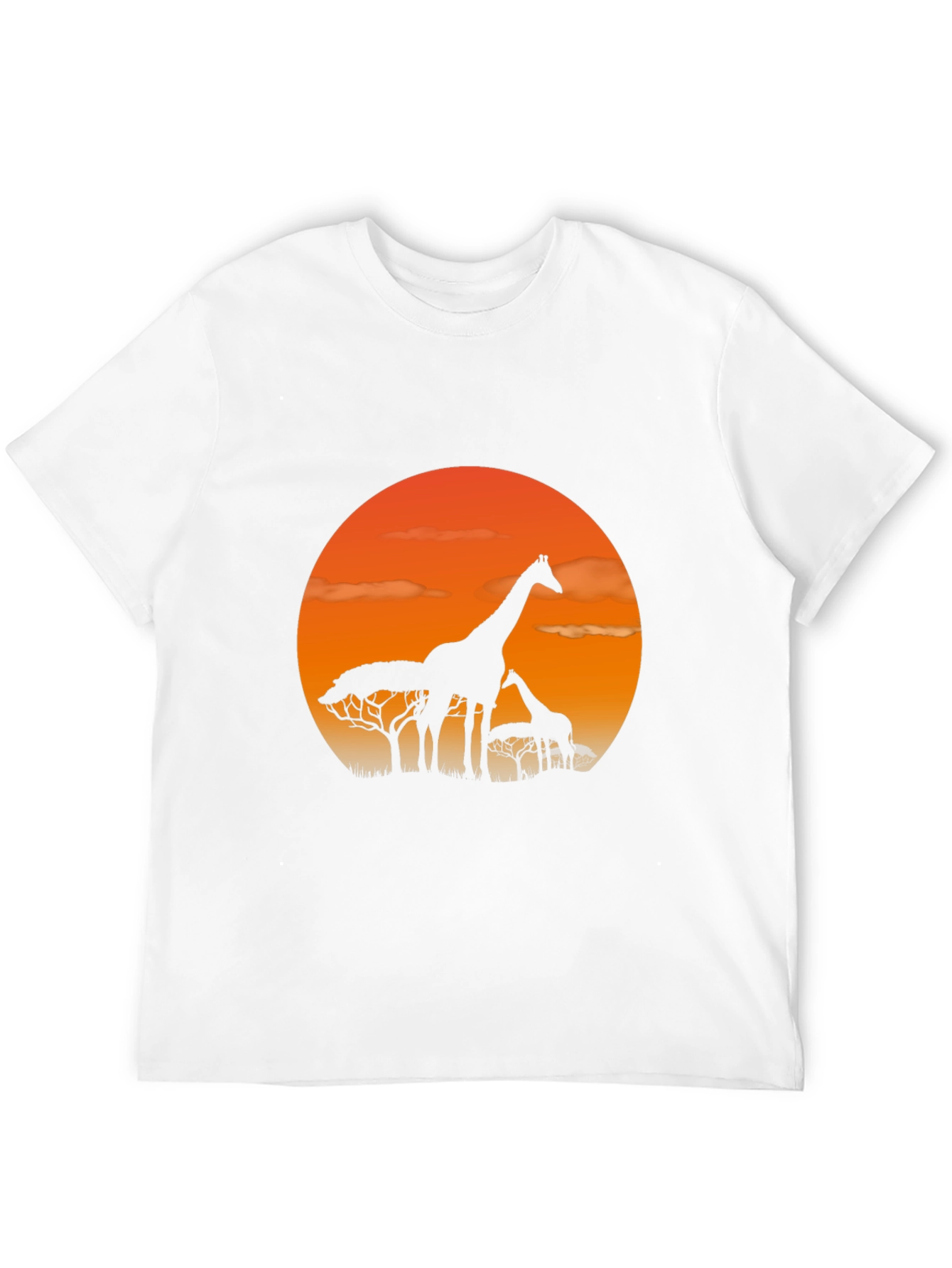 Sunset Giraffe Graphic Tee