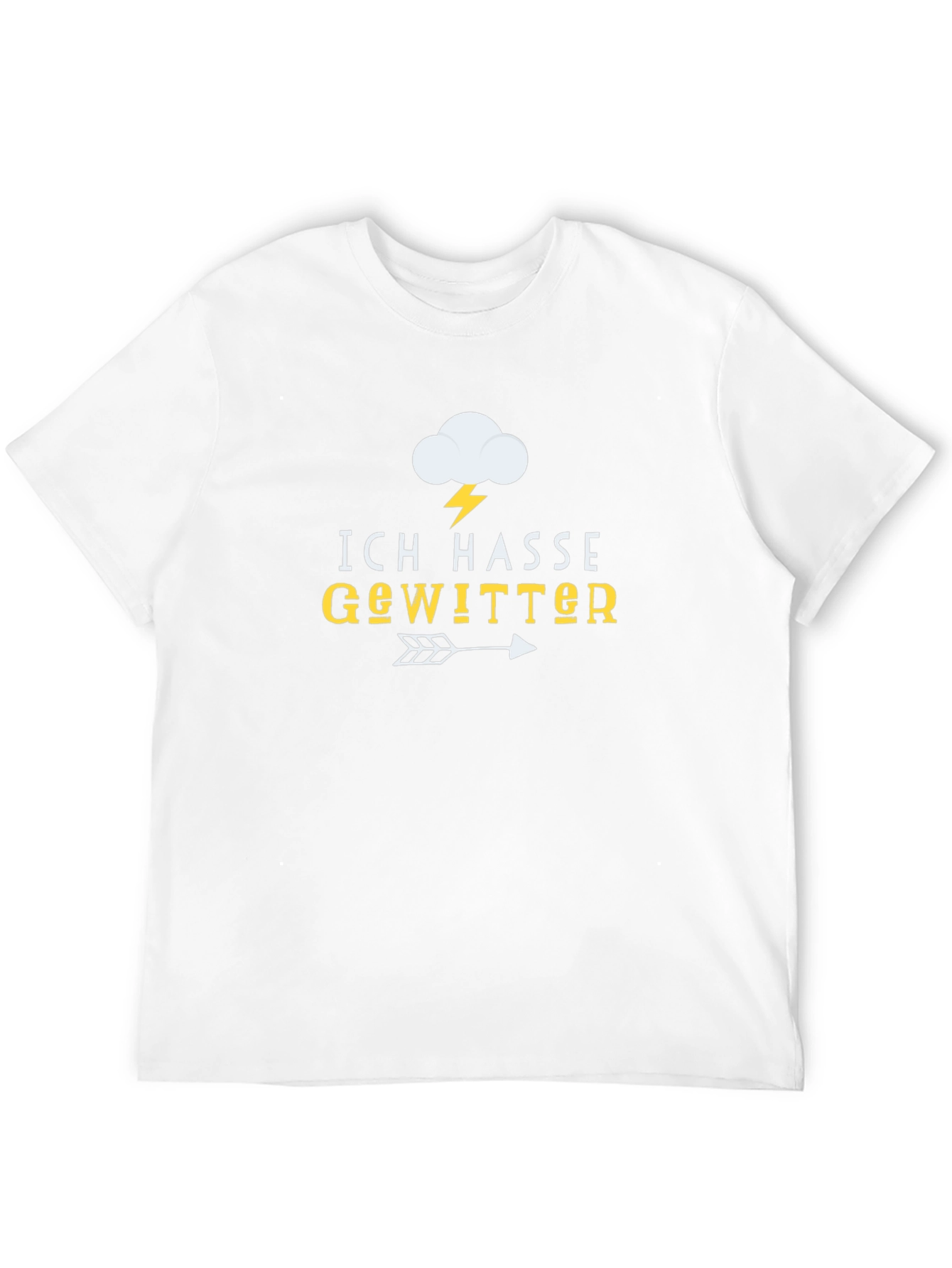 Ich Hasse Gewitter T-Shirt - Storm Cloud Tee