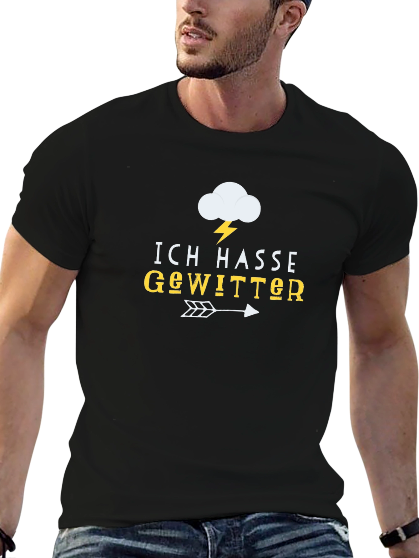 Ich Hasse Gewitter T-Shirt - Storm Cloud Tee