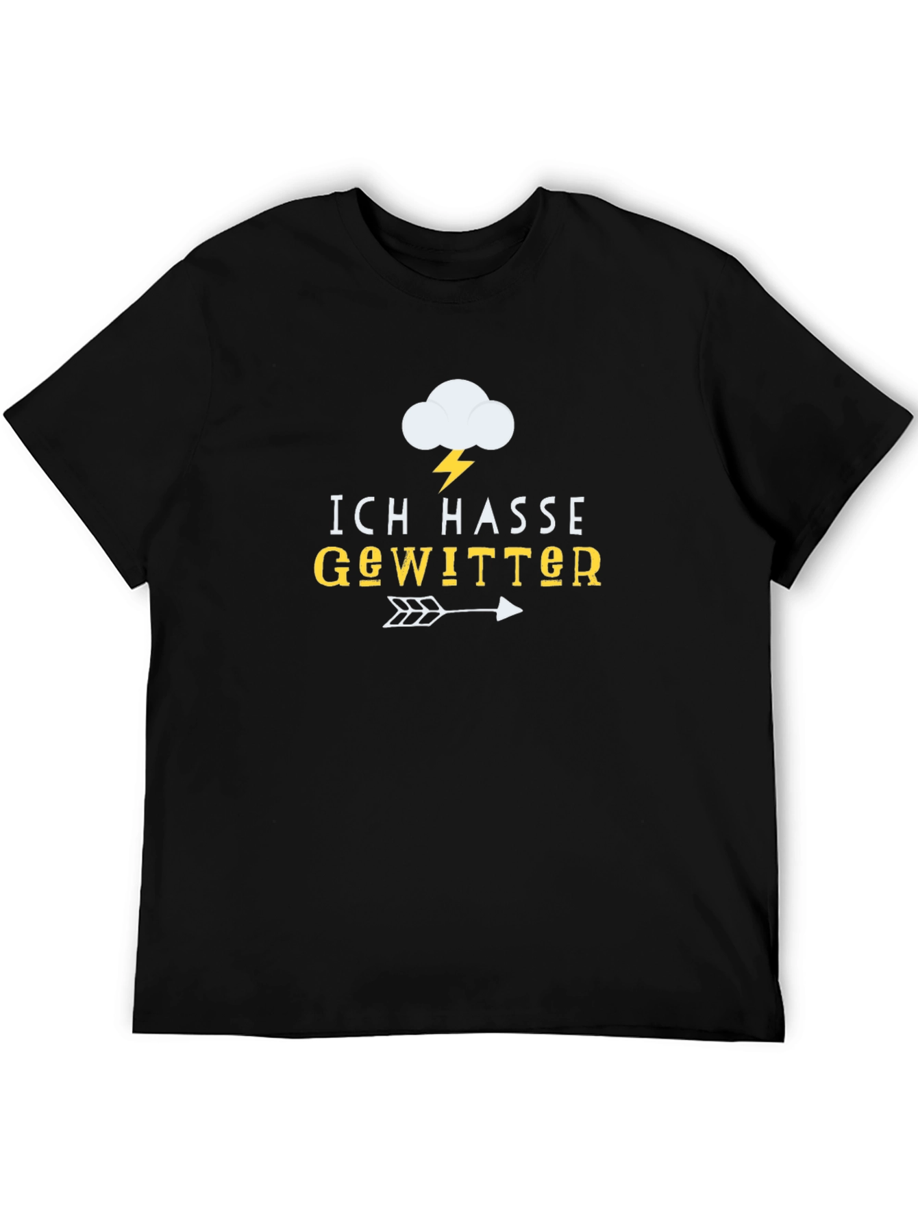 Ich Hasse Gewitter T-Shirt - Storm Cloud Tee