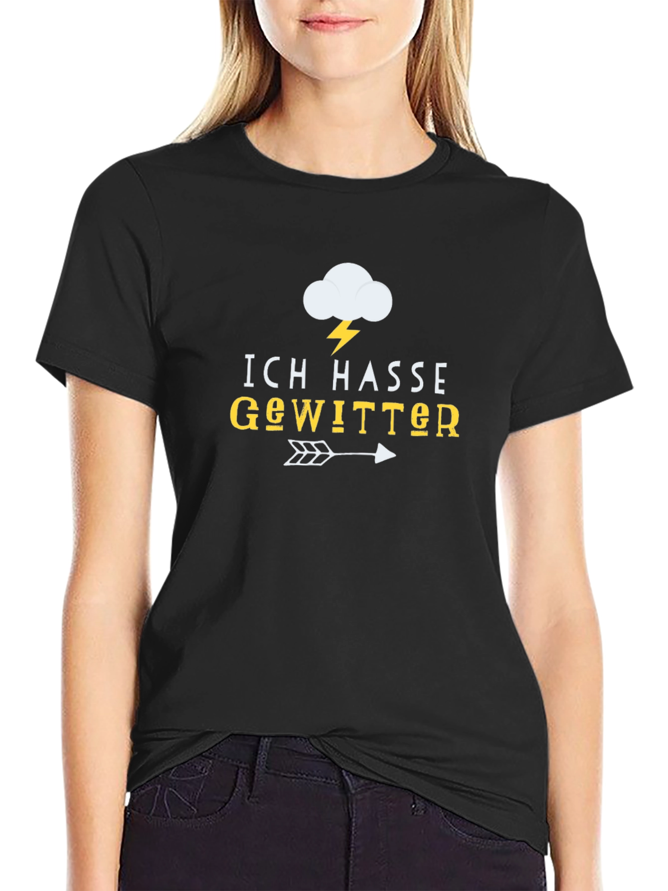 Ich Hasse Gewitter T-Shirt - Storm Cloud Tee