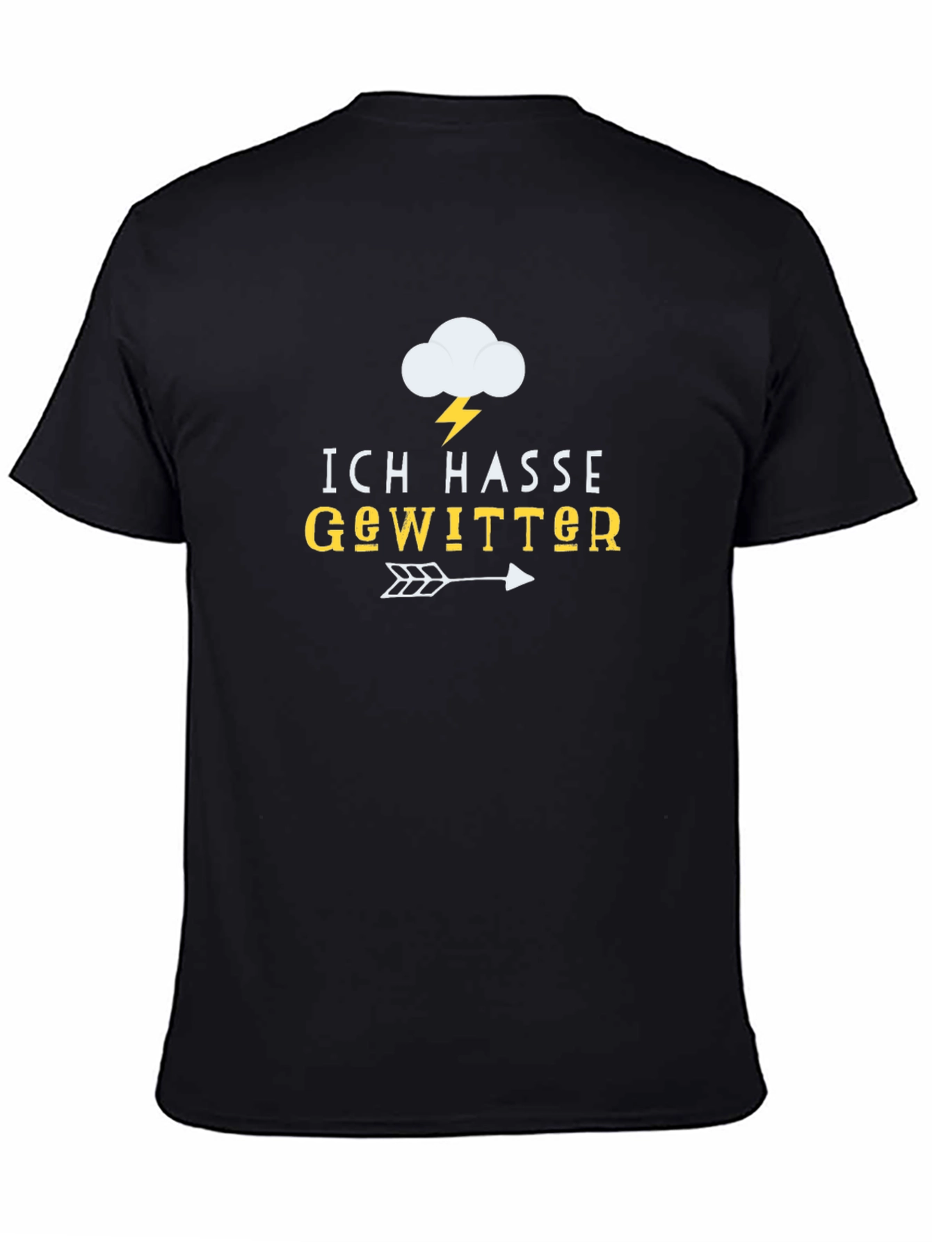 Ich Hasse Gewitter T-Shirt - Storm Cloud Tee