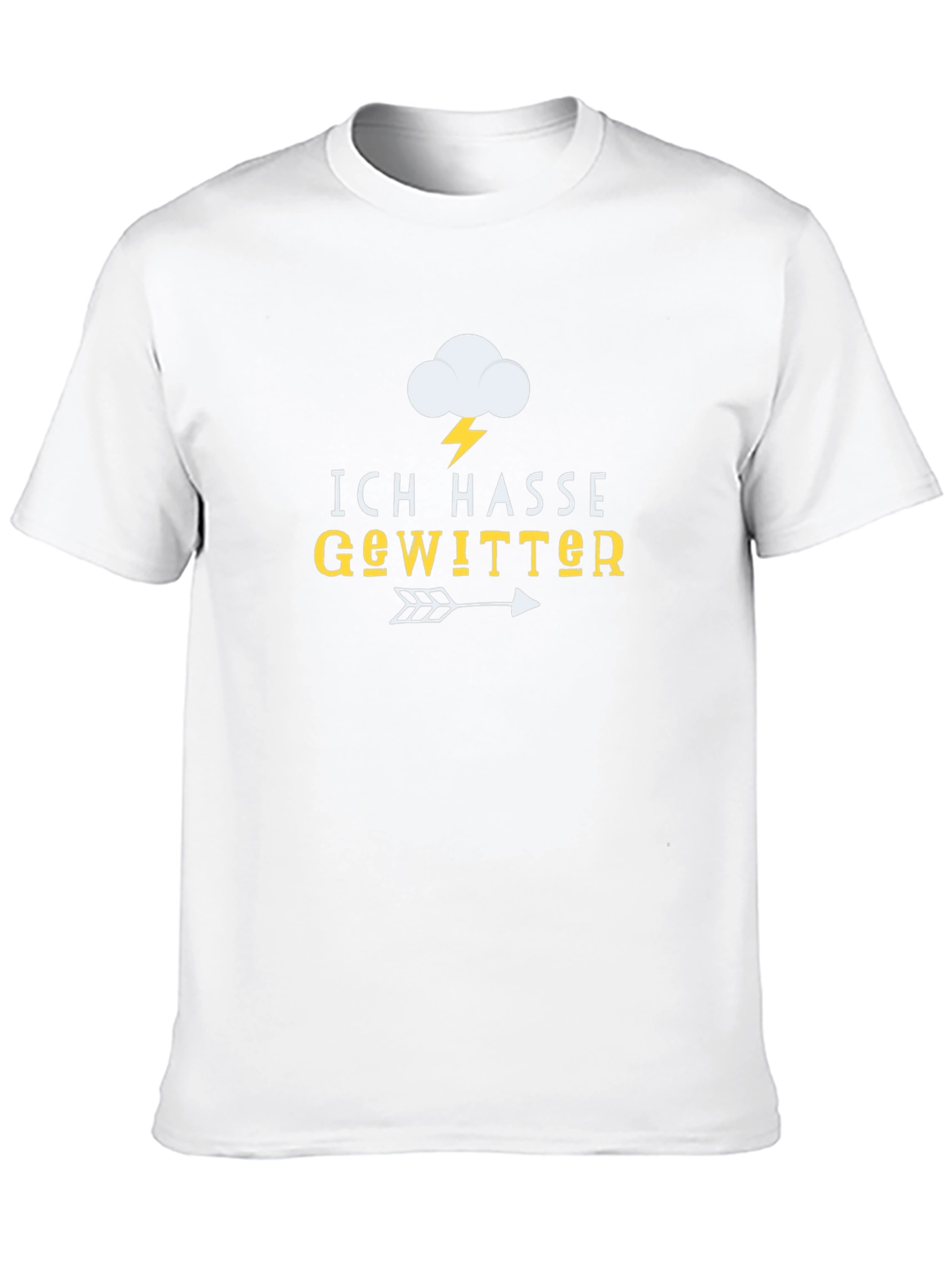Ich Hasse Gewitter T-Shirt - Storm Cloud Tee