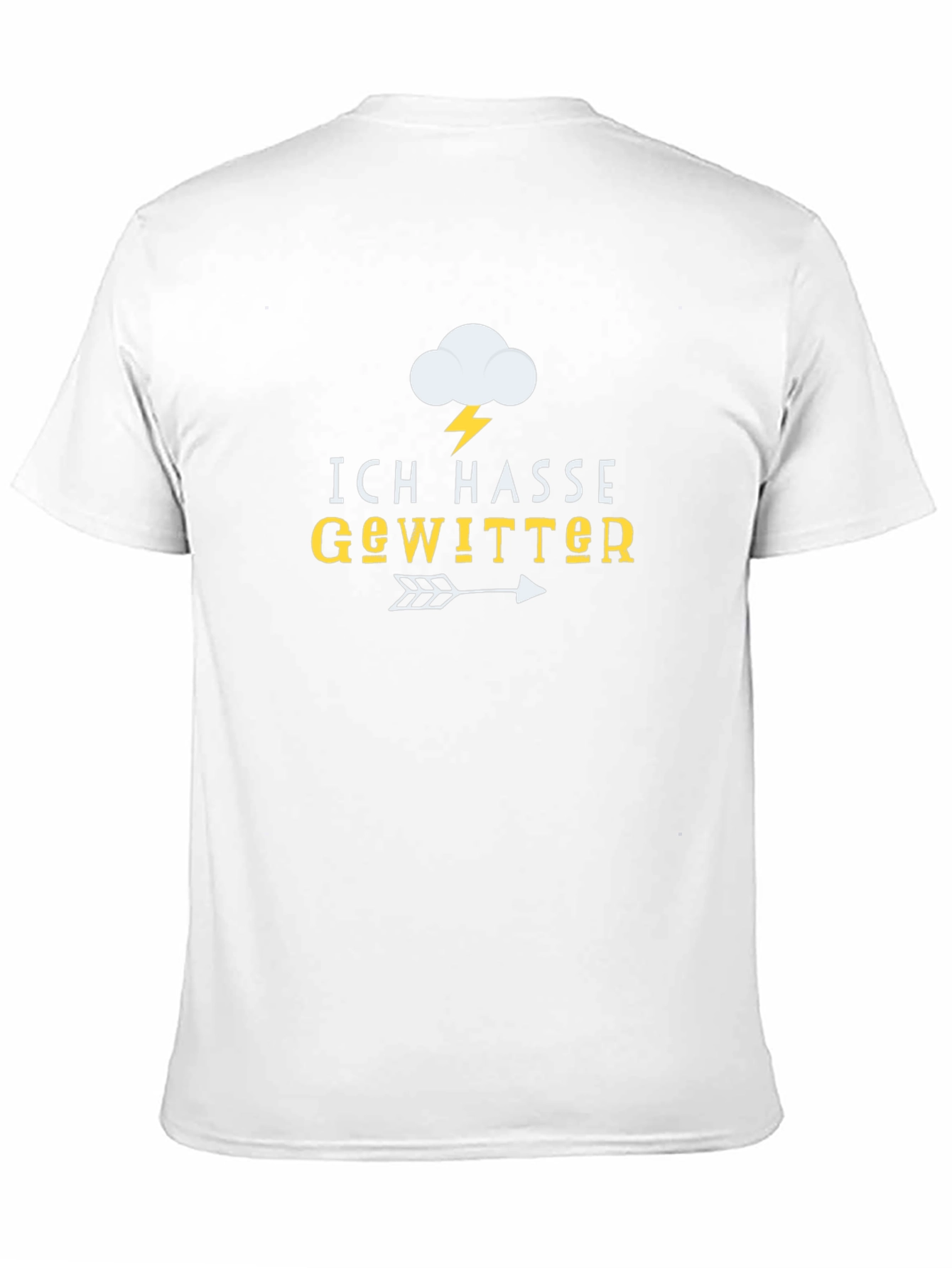 Ich Hasse Gewitter T-Shirt - Storm Cloud Tee