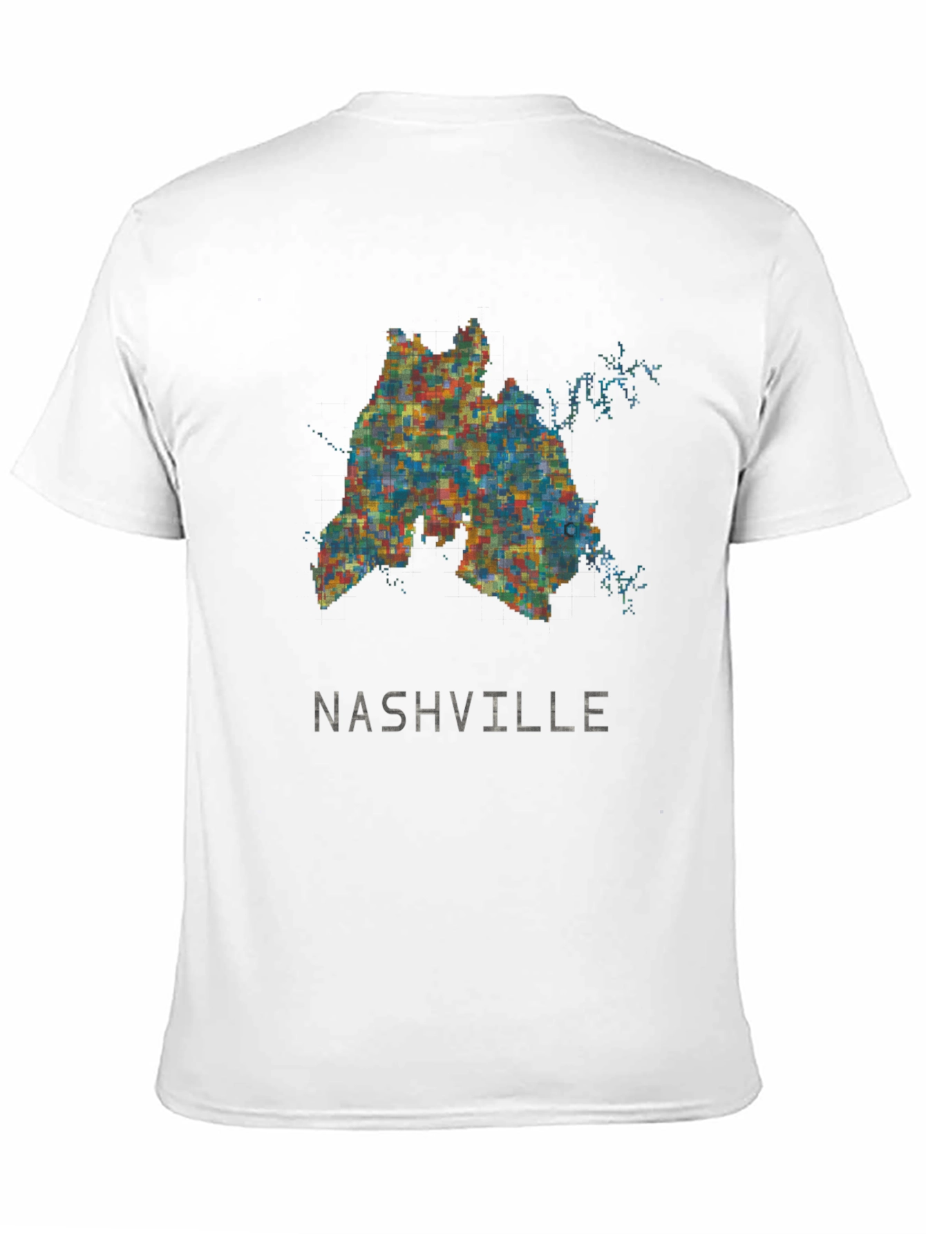 Nashville Map Graphic T-Shirt - City Pride Tee