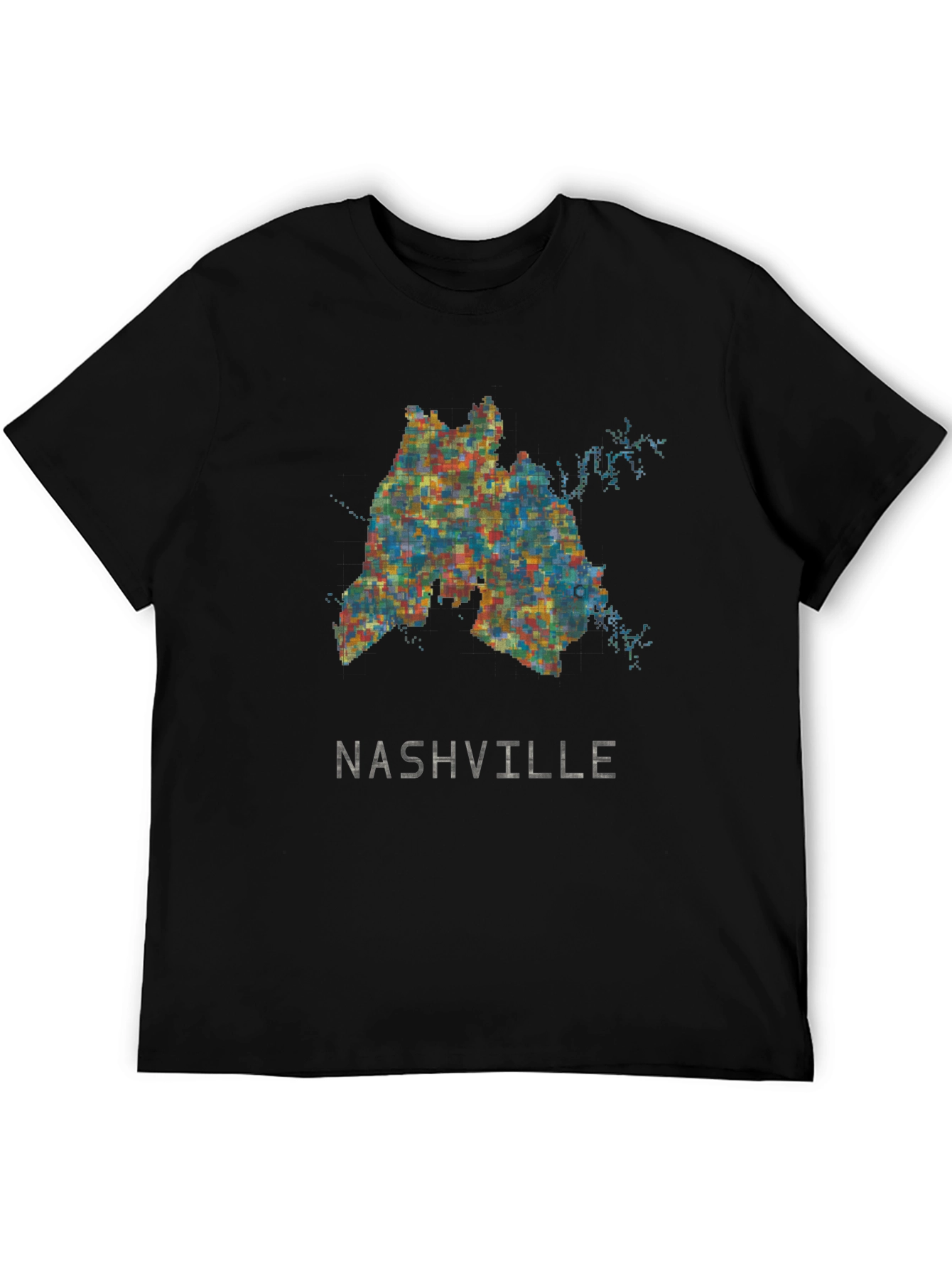 Nashville Map Graphic T-Shirt - City Pride Tee