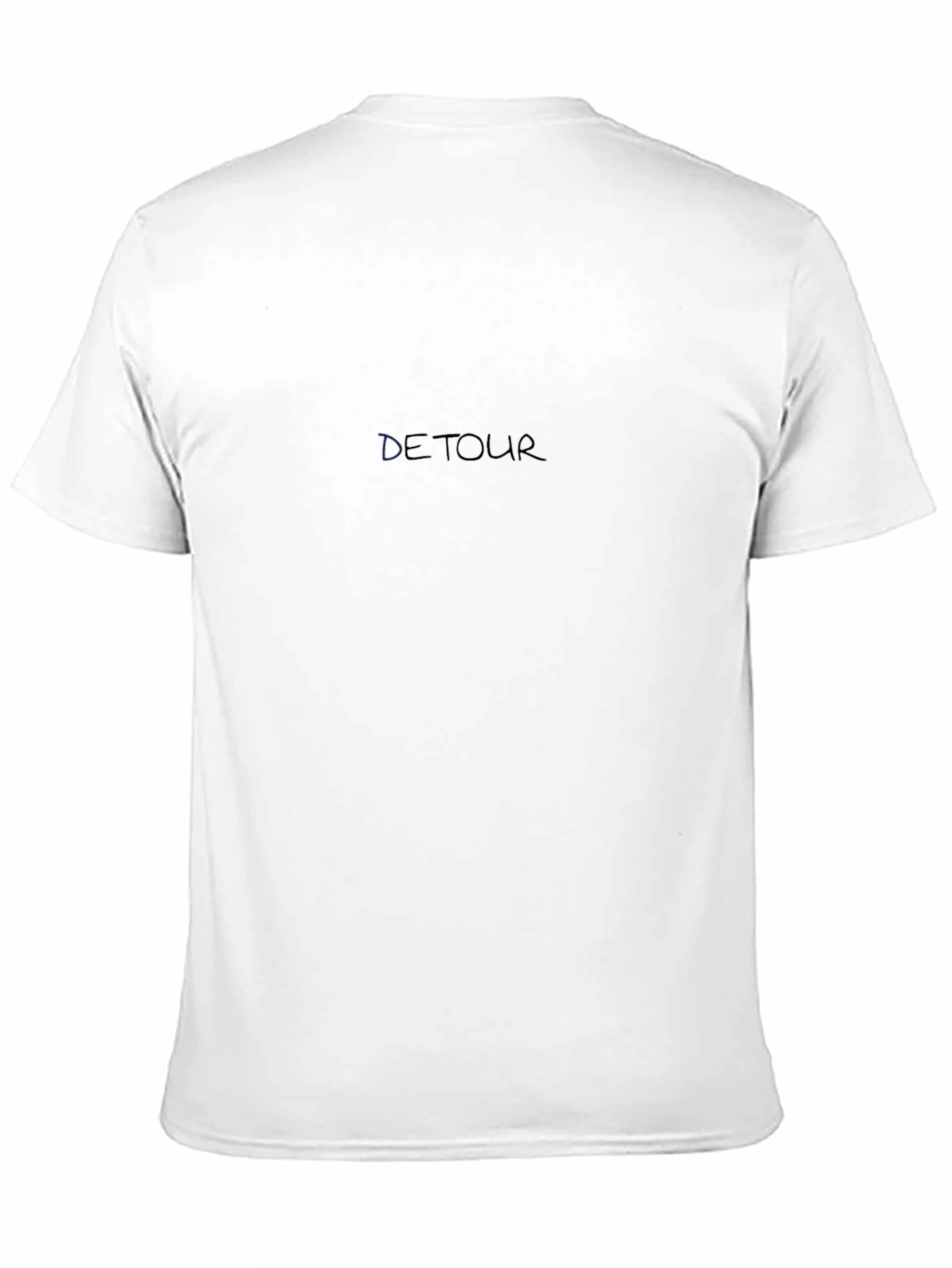 Mens Black Detour Graphic Tee