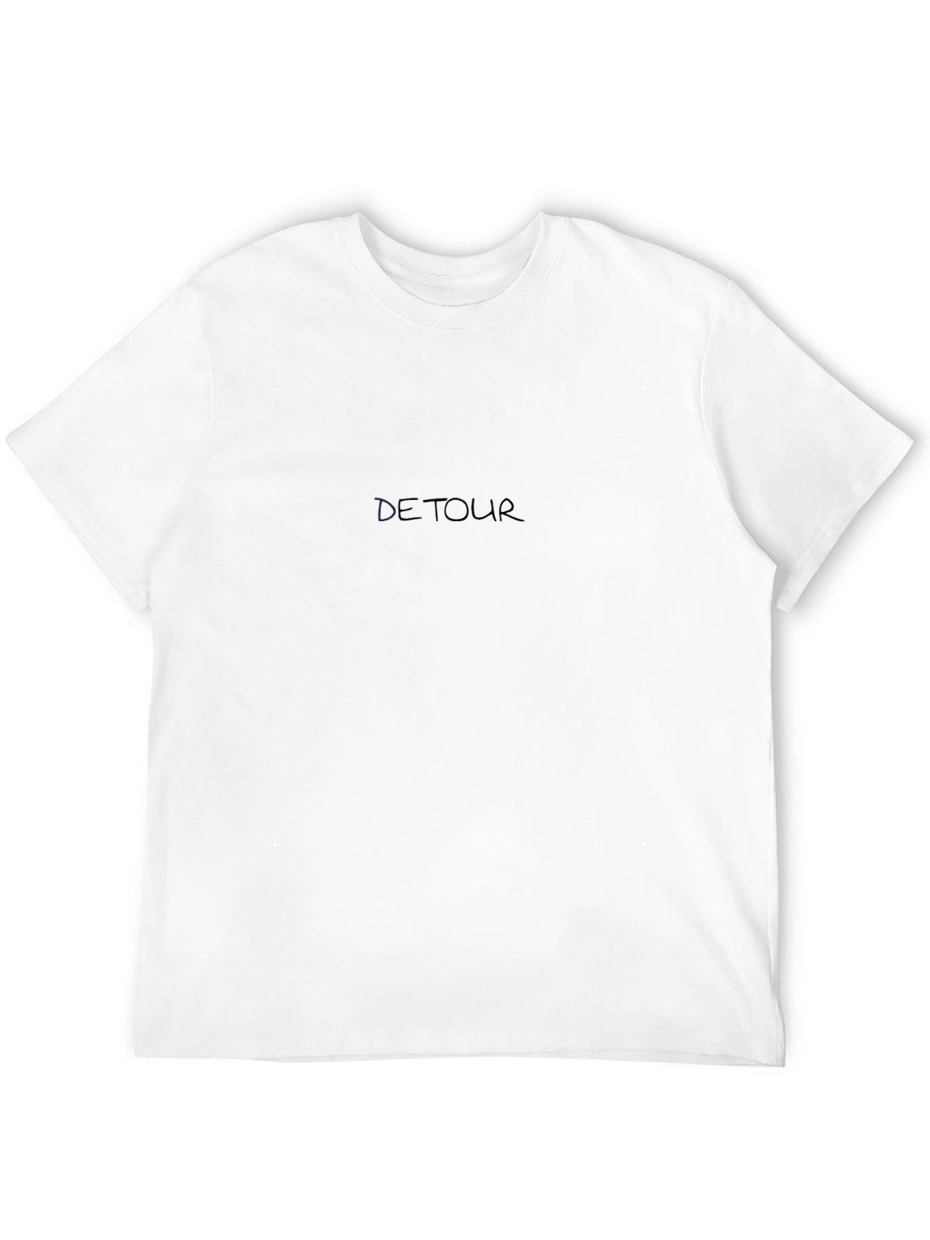 Mens Black Detour Graphic Tee