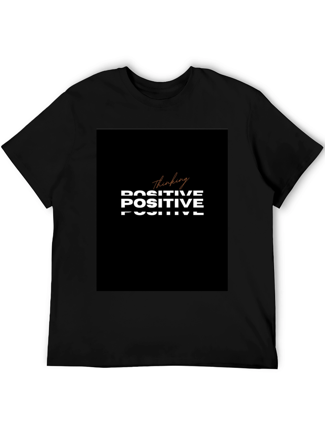 Thinking Positive T-Shirt - Black
