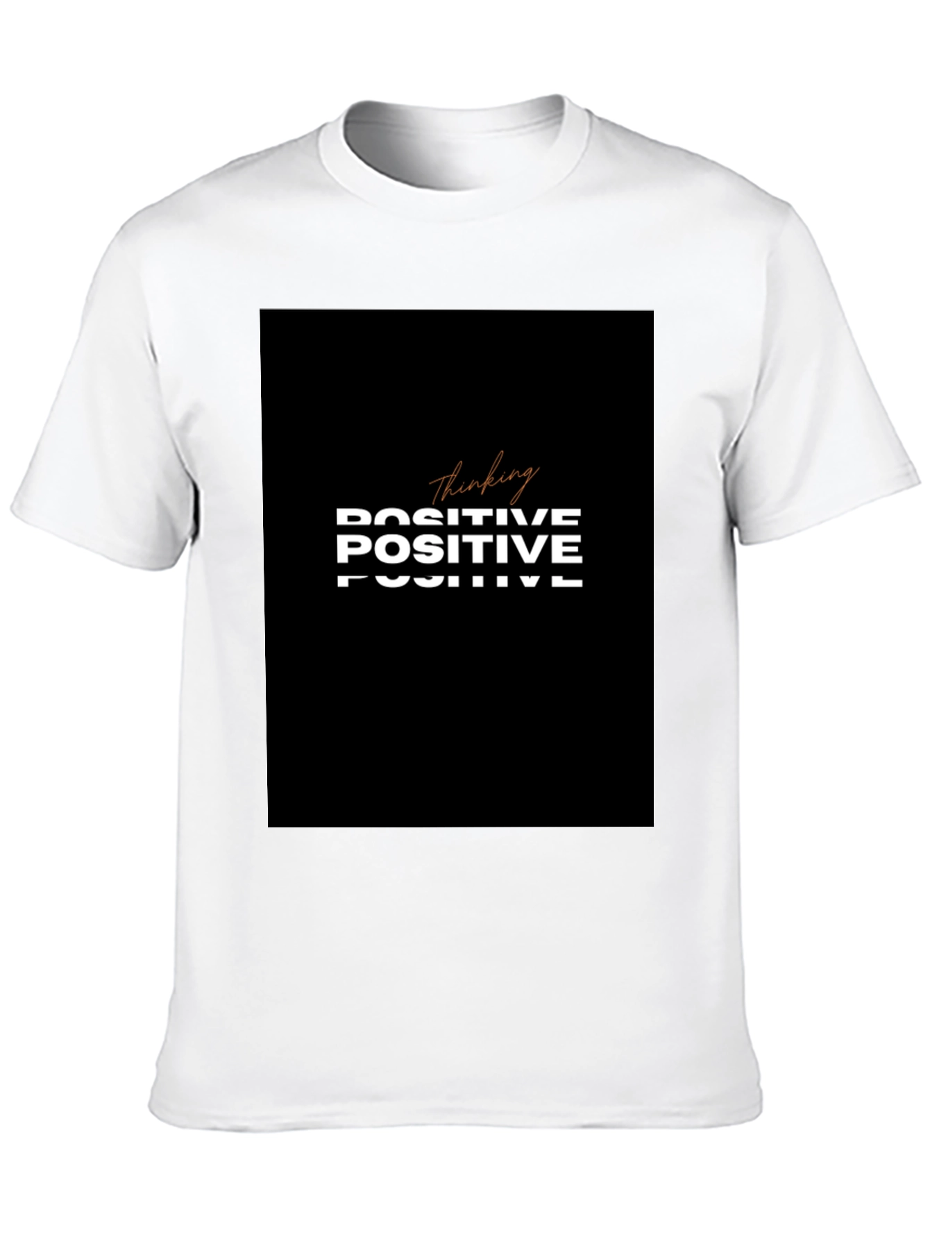 Thinking Positive T-Shirt - Black