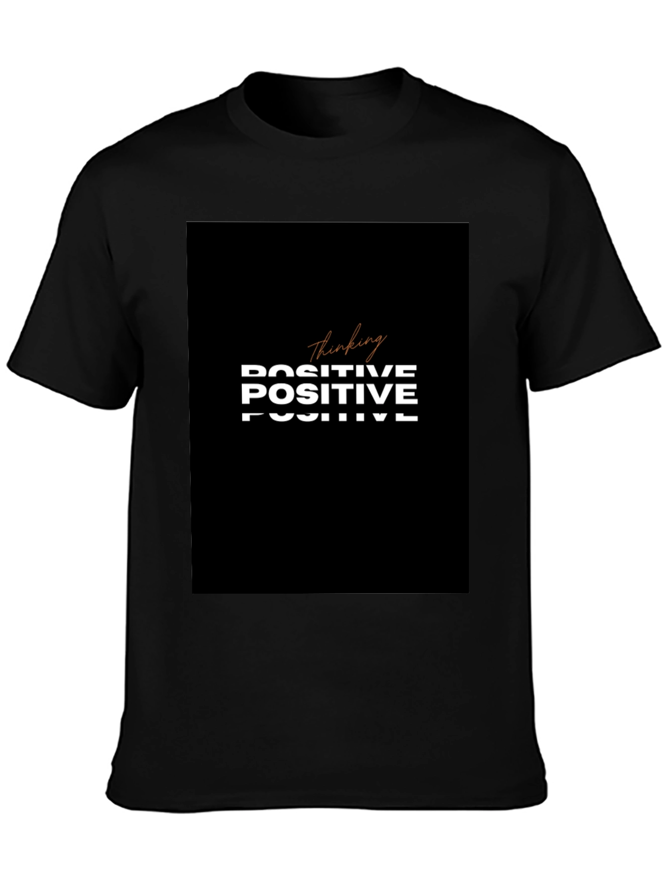 Thinking Positive T-Shirt - Black