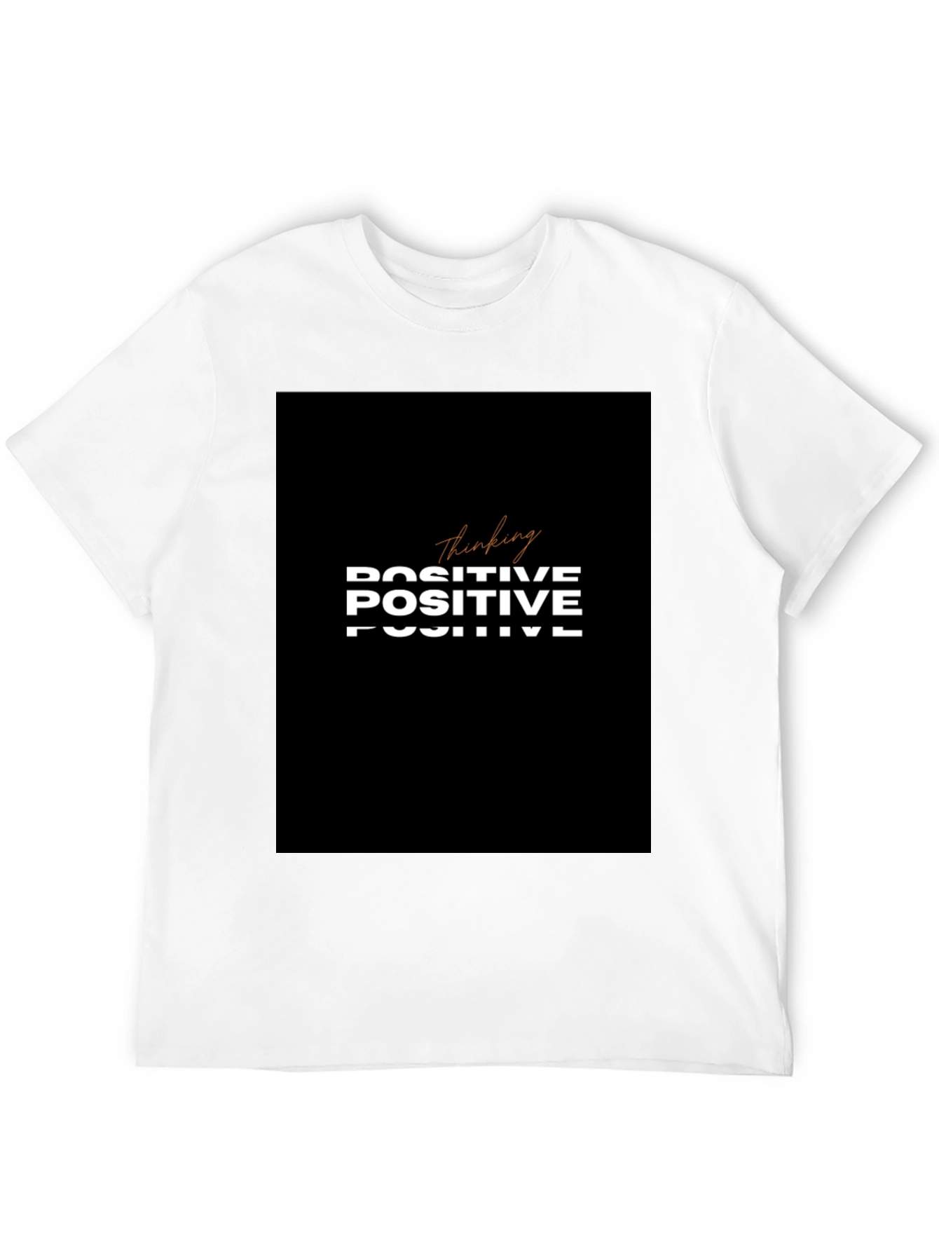 Thinking Positive T-Shirt - Black