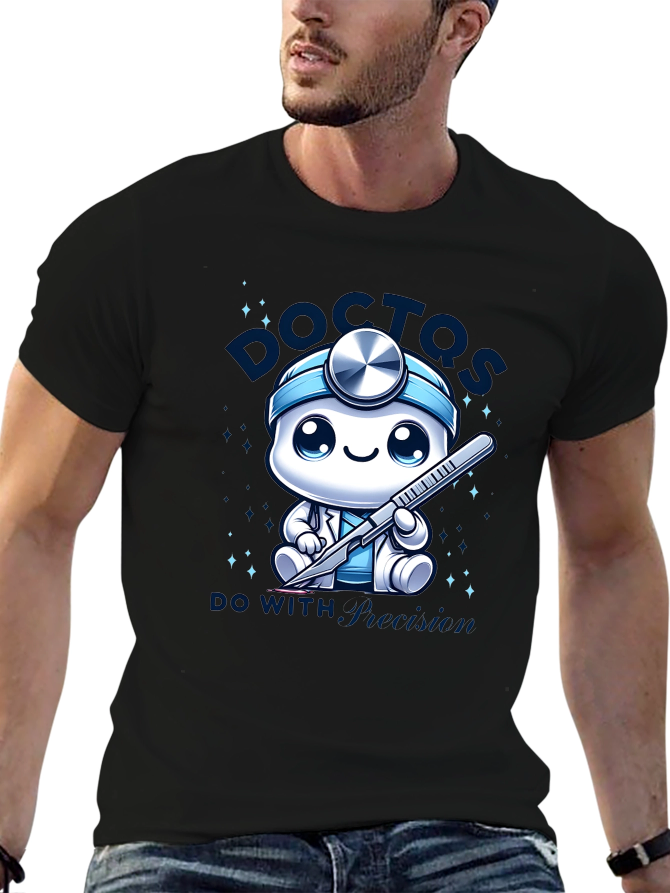 Doctors Precision Cartoon T-Shirt