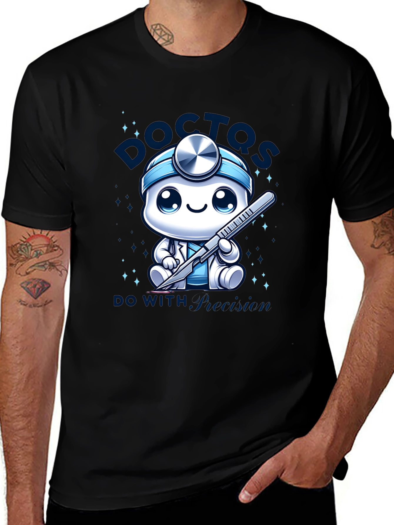 Doctors Precision Cartoon T-Shirt