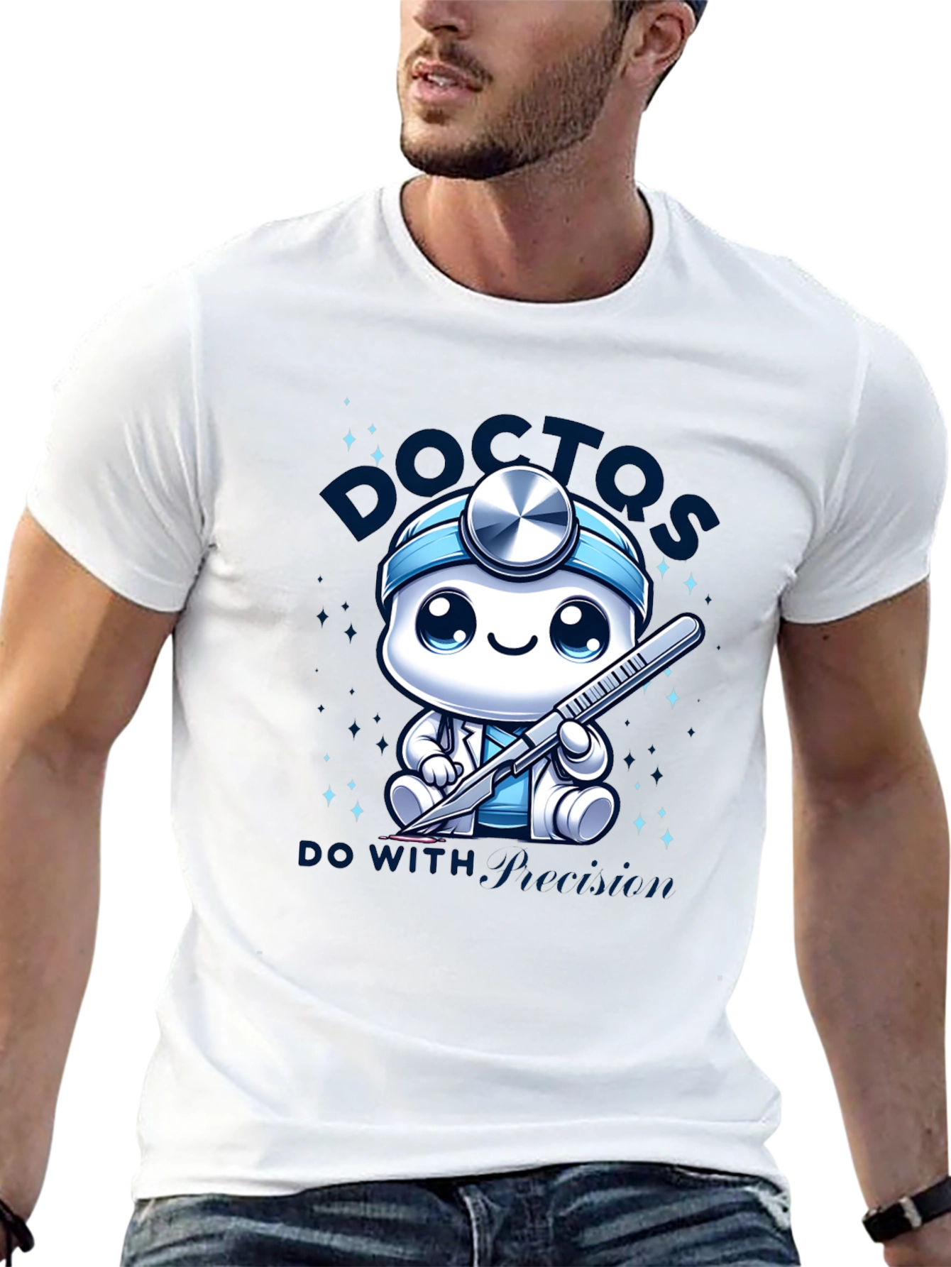 Doctors Precision Cartoon T-Shirt