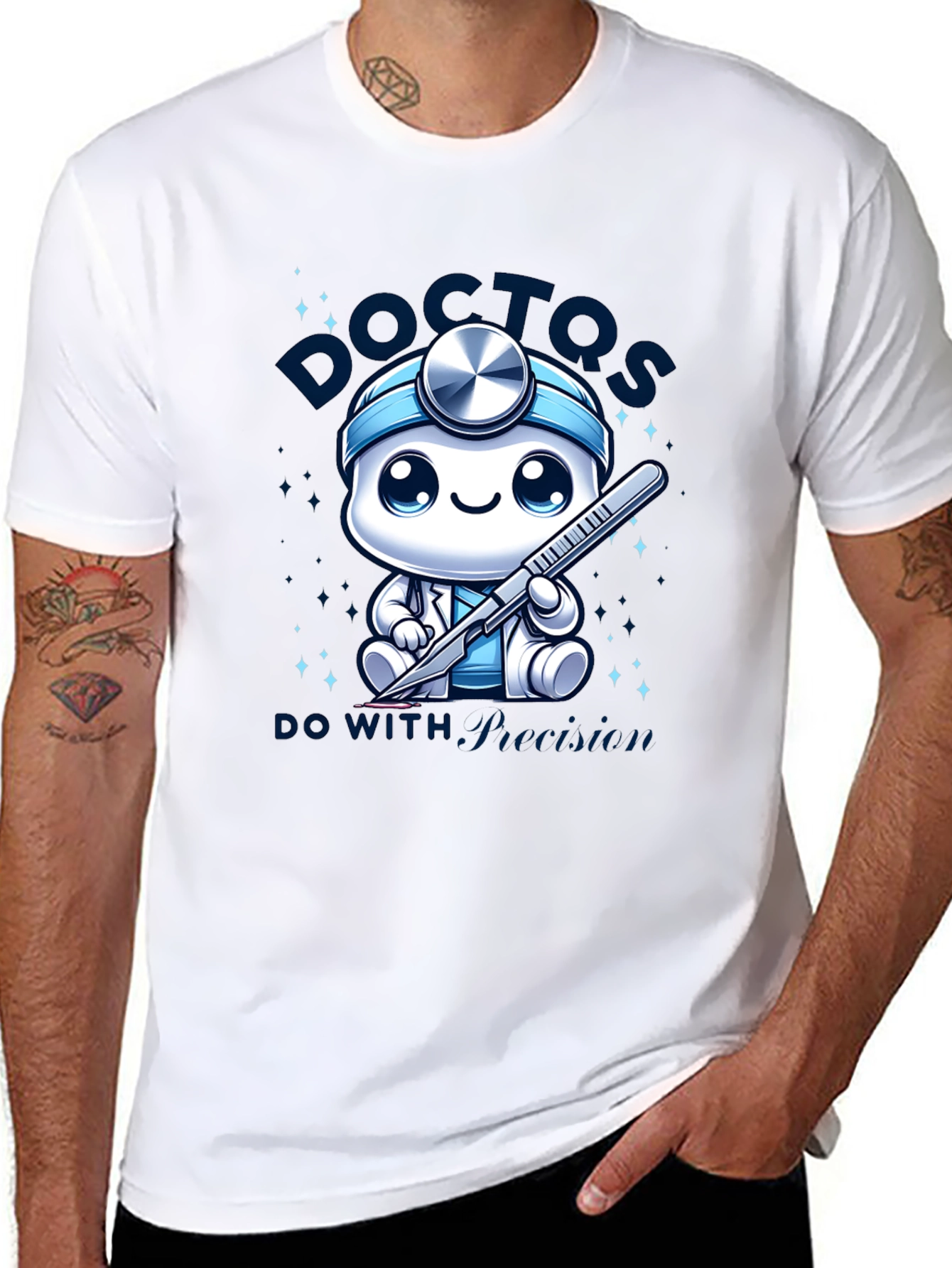 Doctors Precision Cartoon T-Shirt