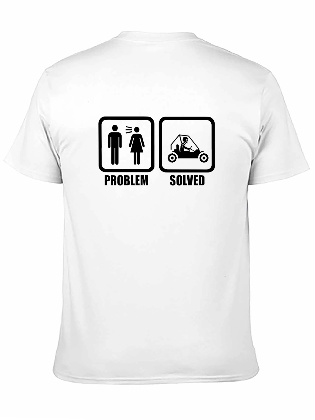 Problem Solved Buggy T-Shirt - Humorous Graphic Tee