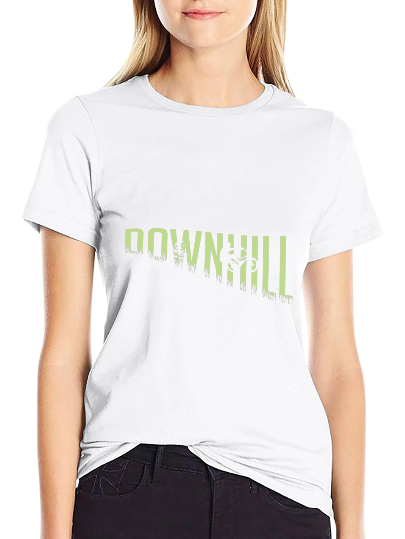 Downhill Mountain Biker Graphic Tee