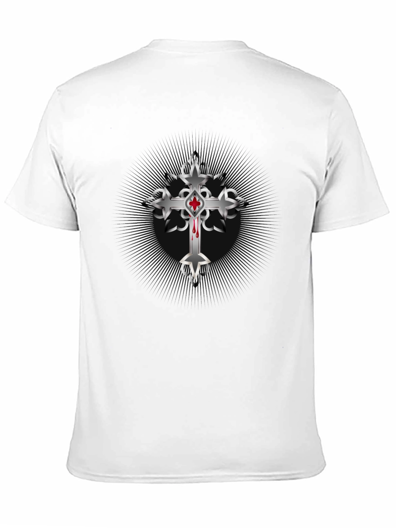 Cross Graphic Black T-Shirt
