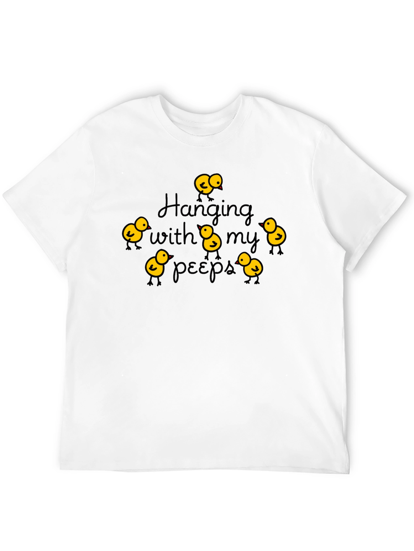 Hanging with My Peeps Black T-Shirt