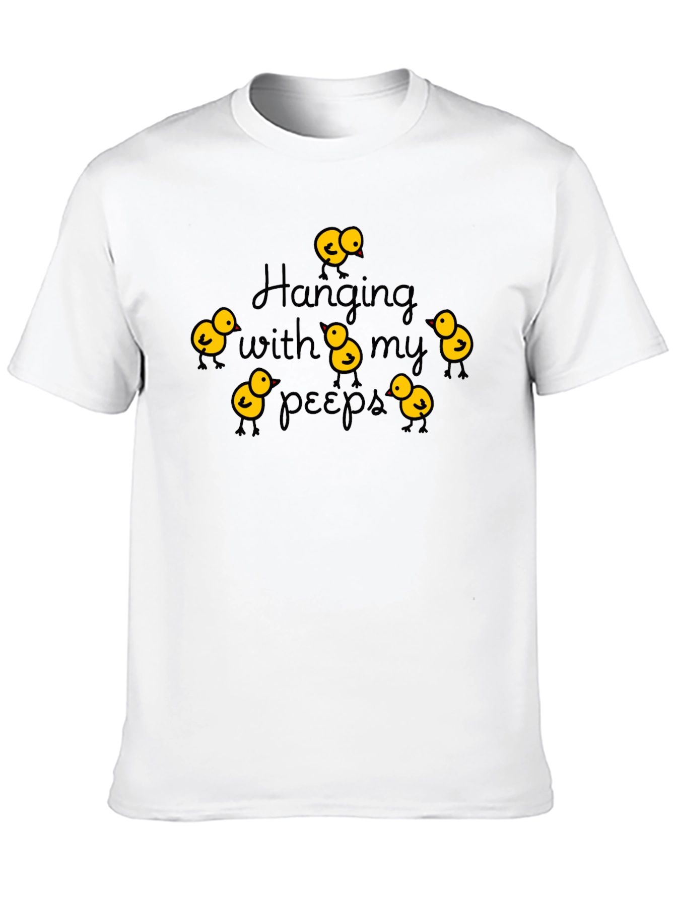Hanging with My Peeps Black T-Shirt