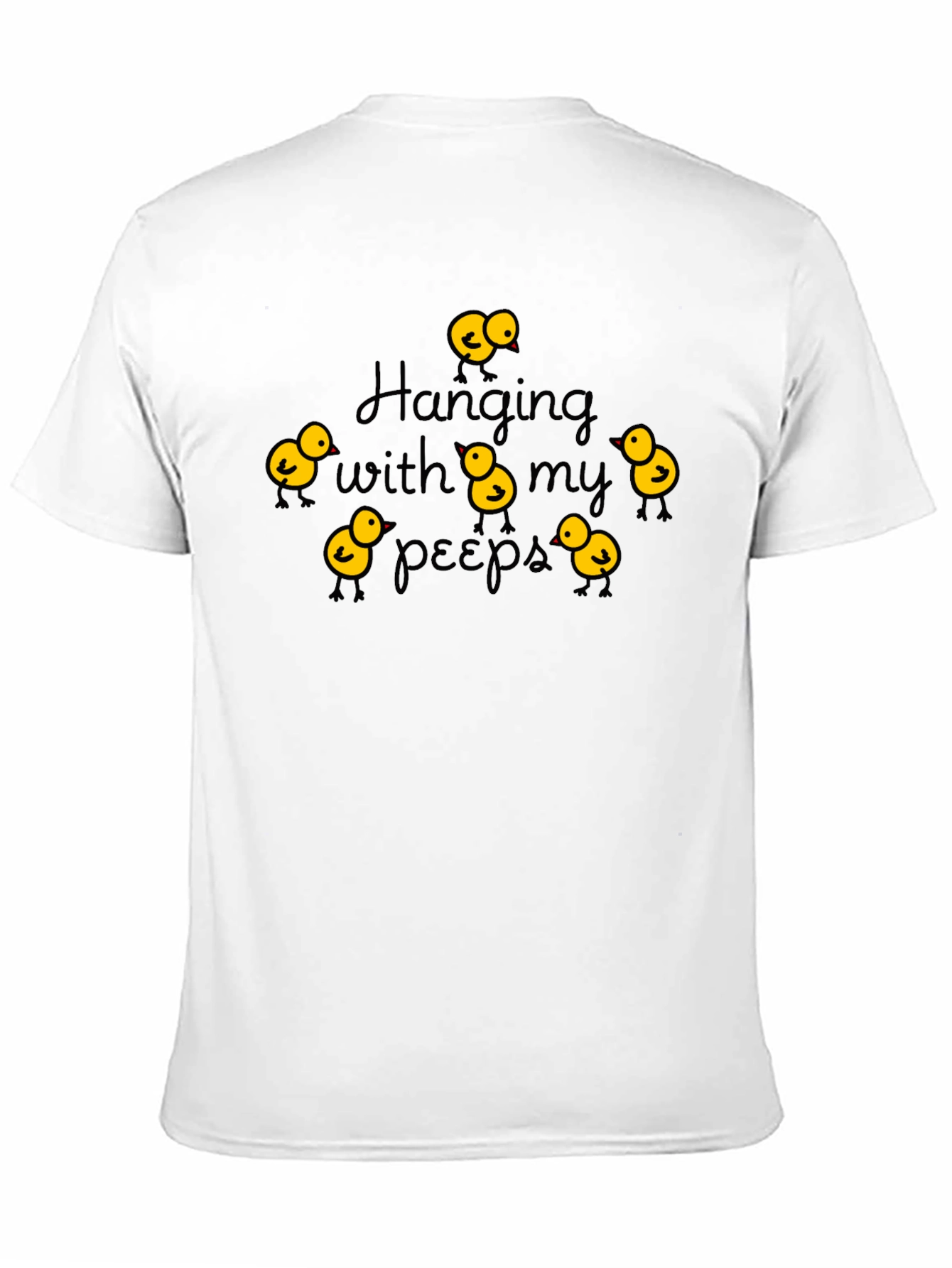Hanging with My Peeps Black T-Shirt