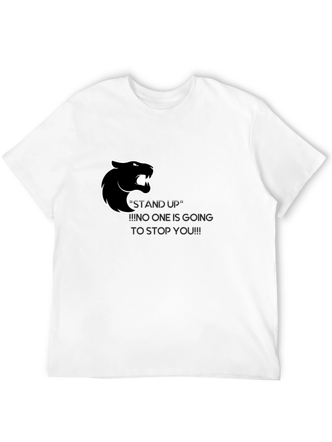 Stand Up Panther T-Shirt - Motivational Graphic Tee