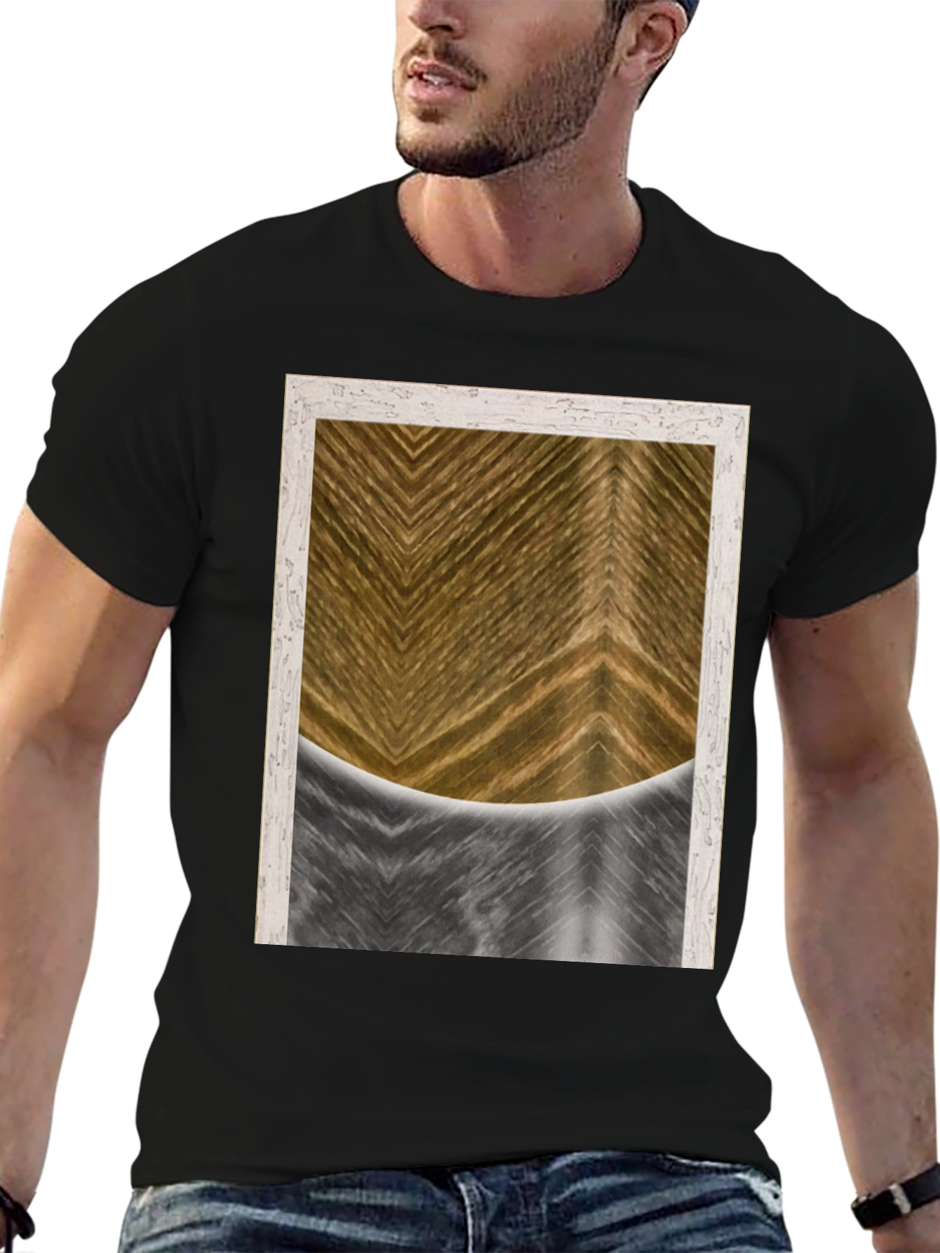 Abstract Pattern Graphic Tee