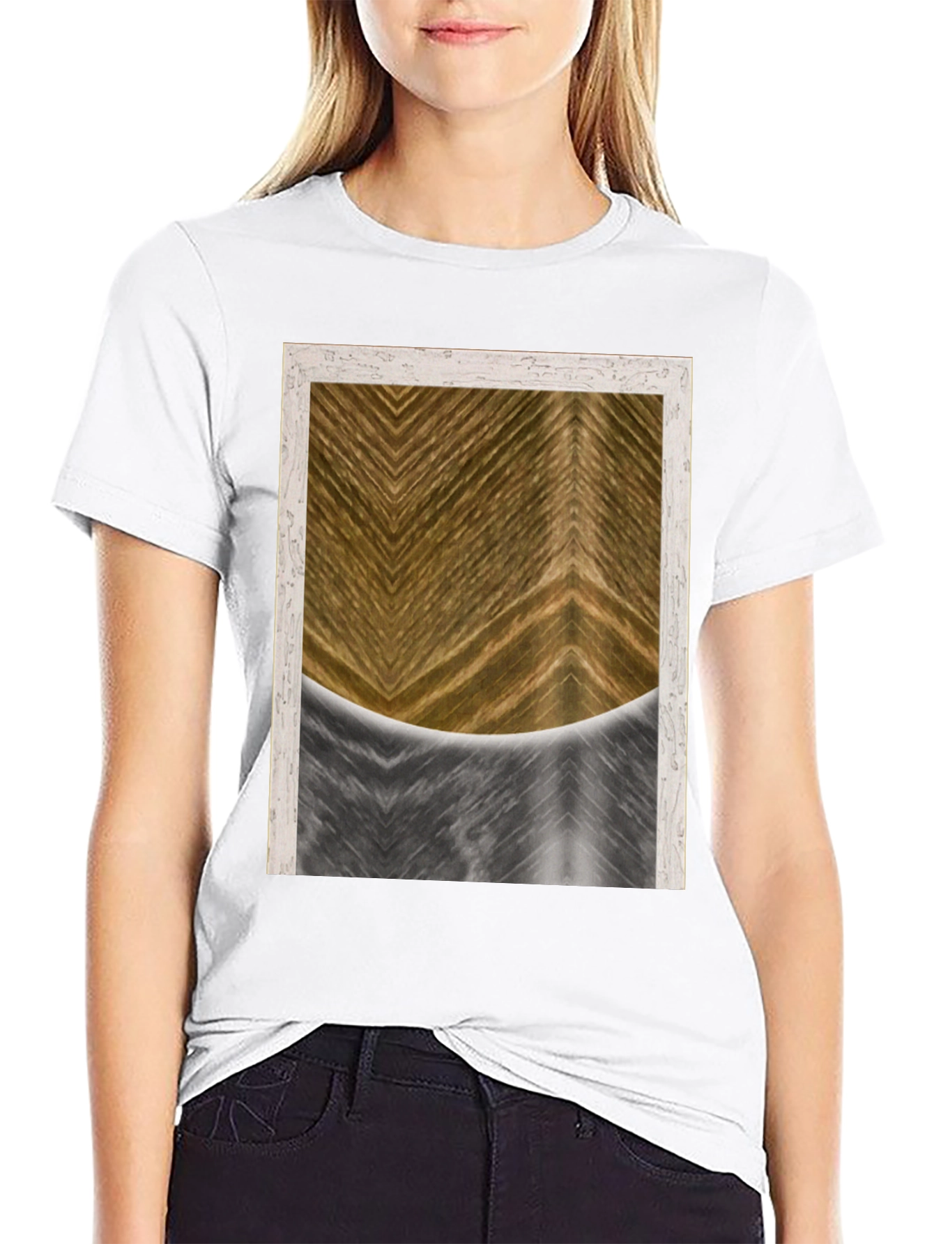 Abstract Pattern Graphic Tee