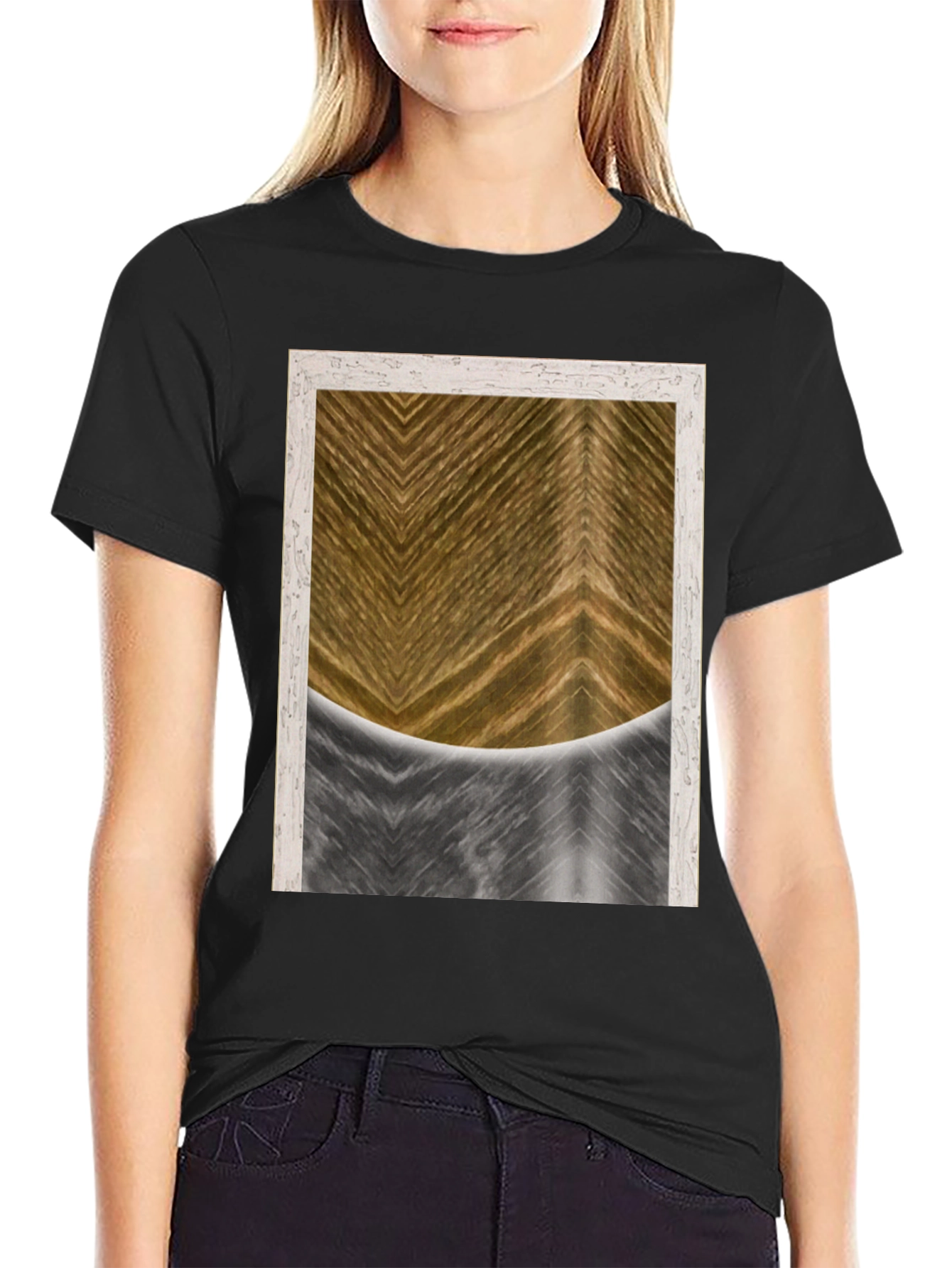 Abstract Pattern Graphic Tee