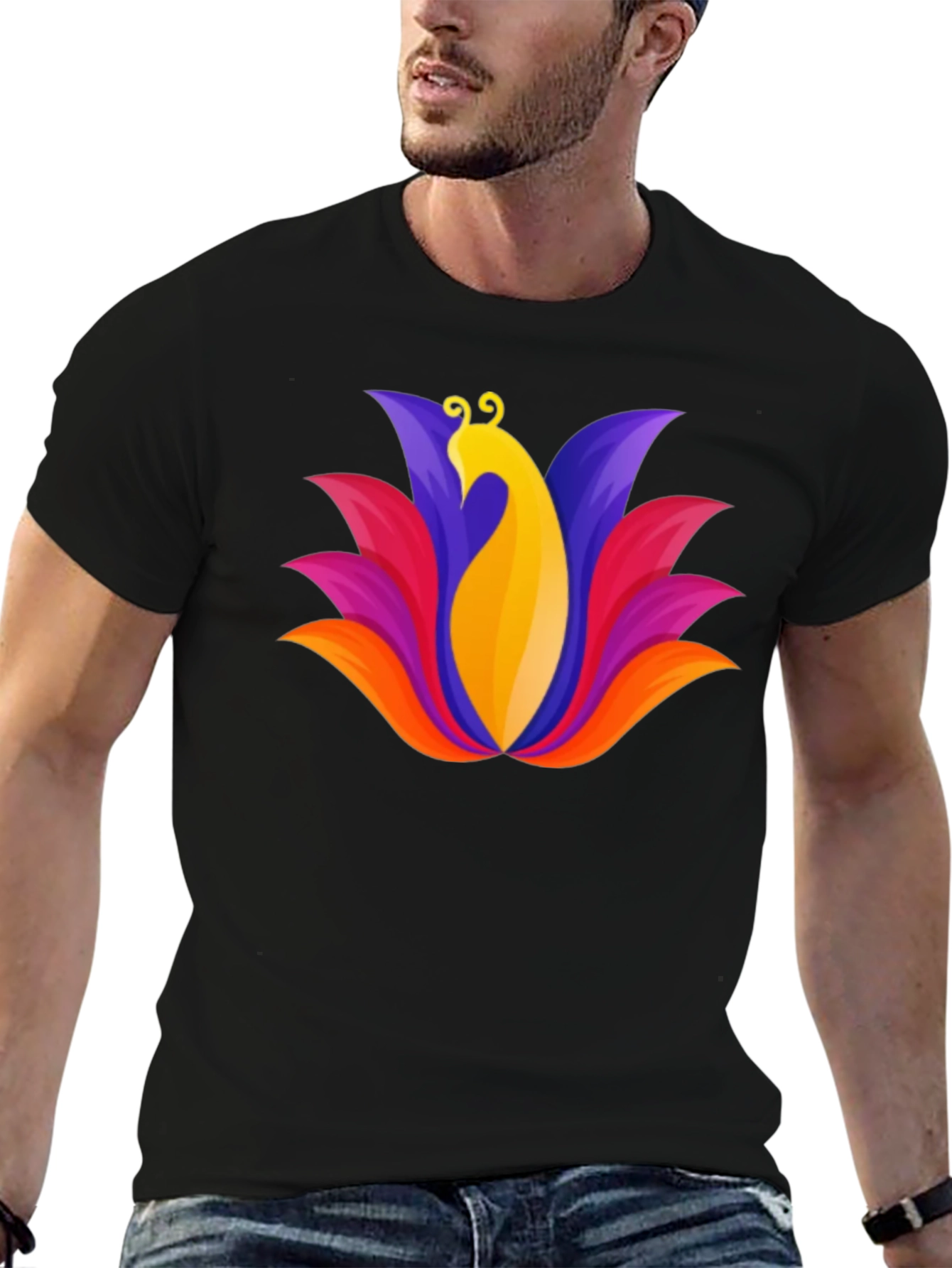 Peacock Graphic T-Shirt