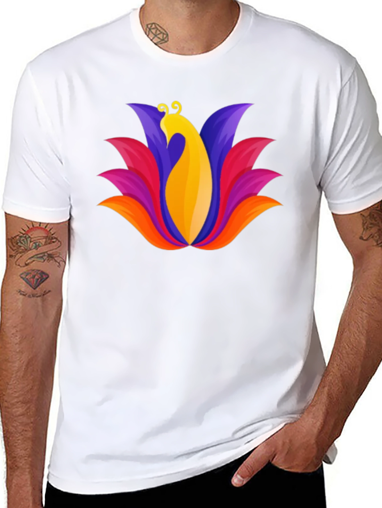 Peacock Graphic T-Shirt