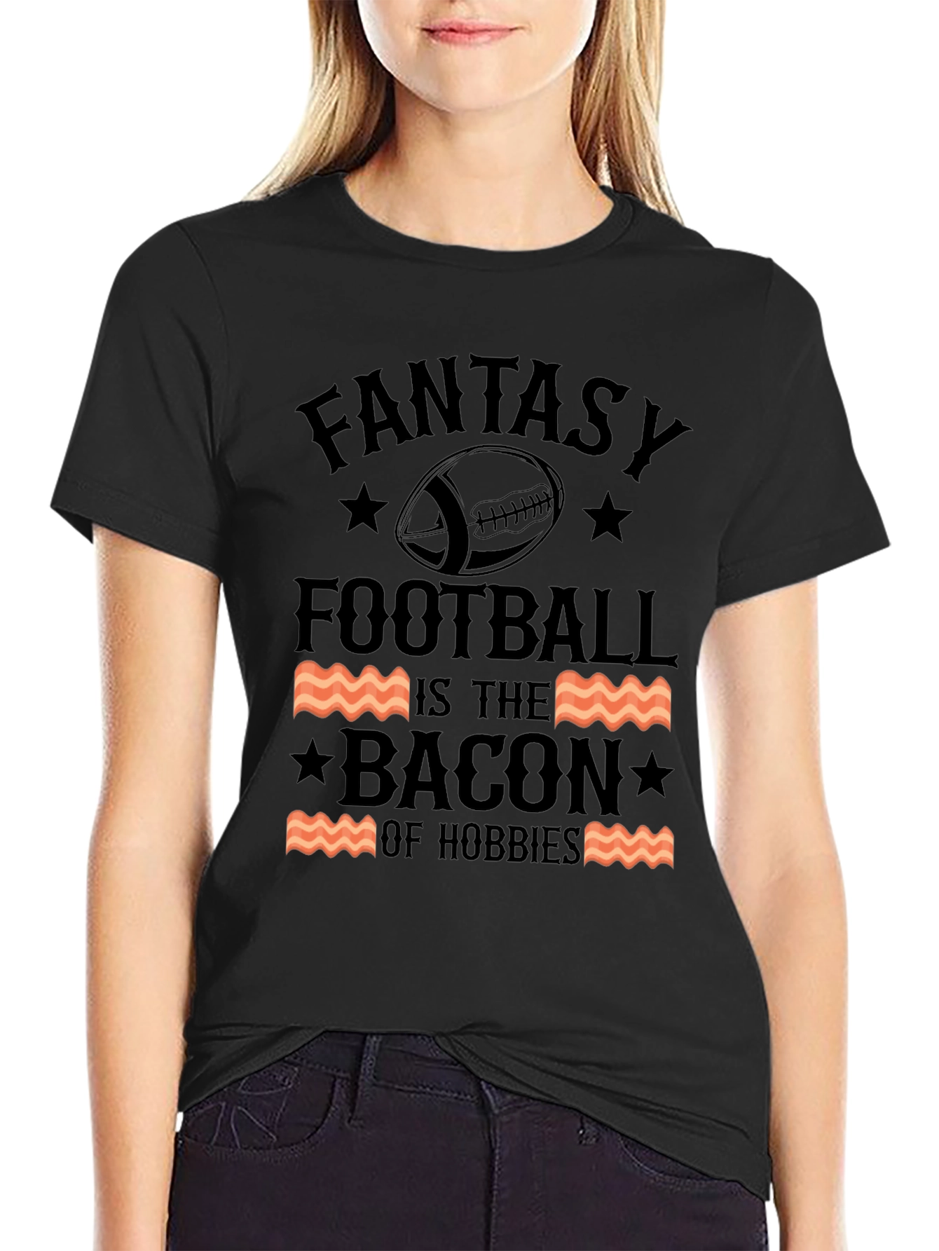 Fantasy Football Bacon Hobbies T-Shirt