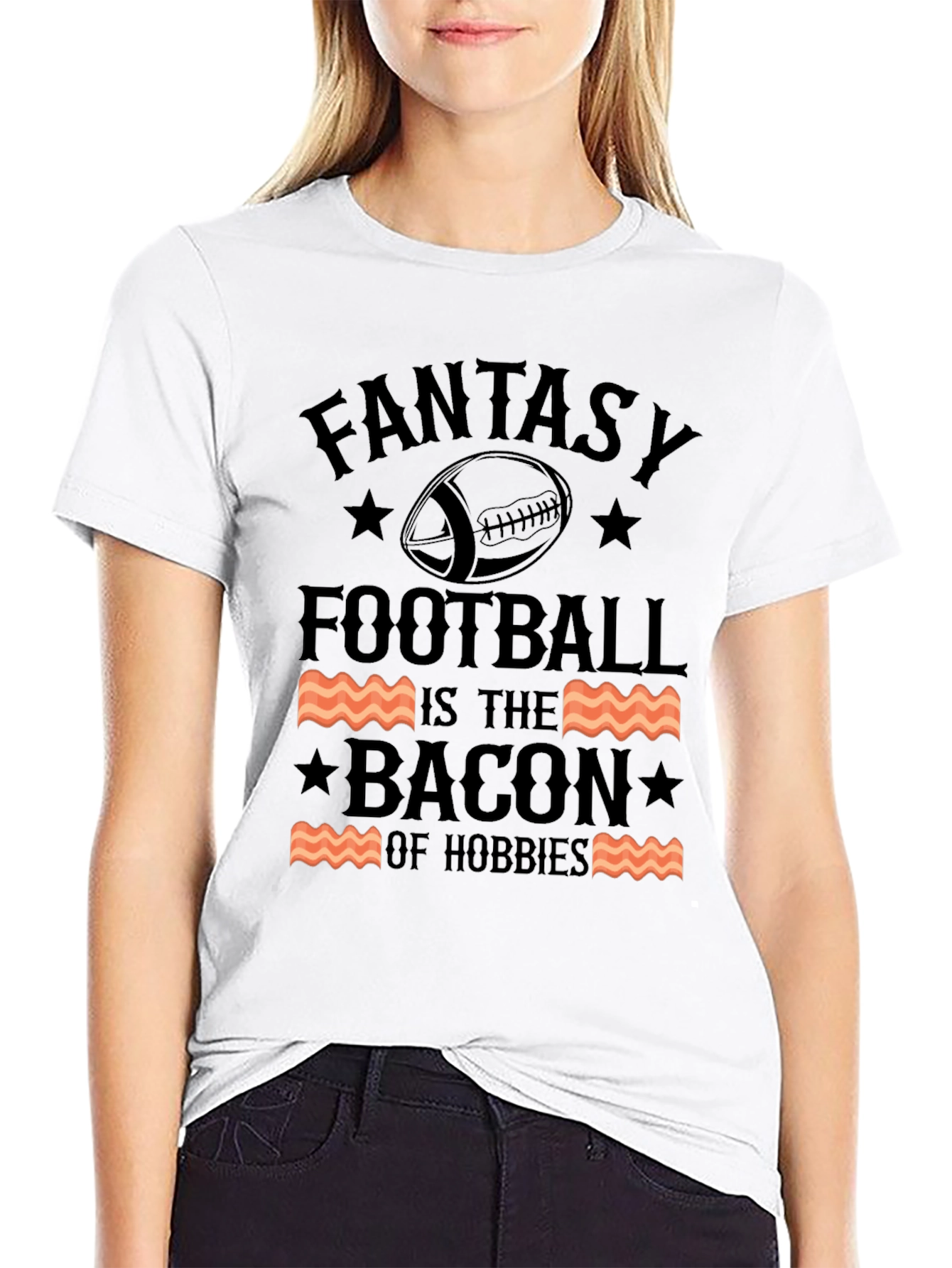 Fantasy Football Bacon Hobbies T-Shirt