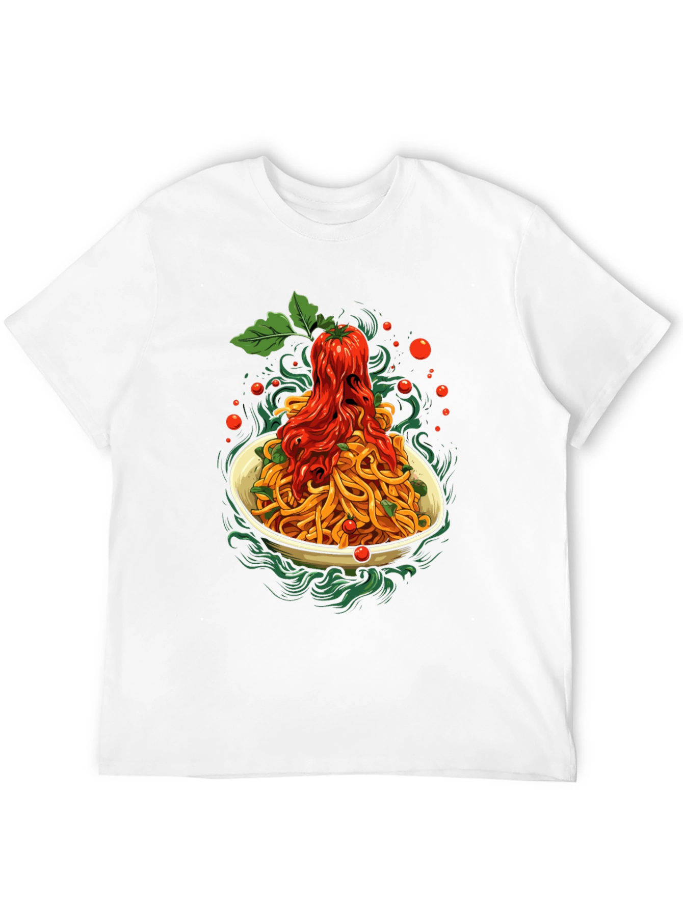 Spaghetti Graphic Tee - Food Lovers T-Shirt