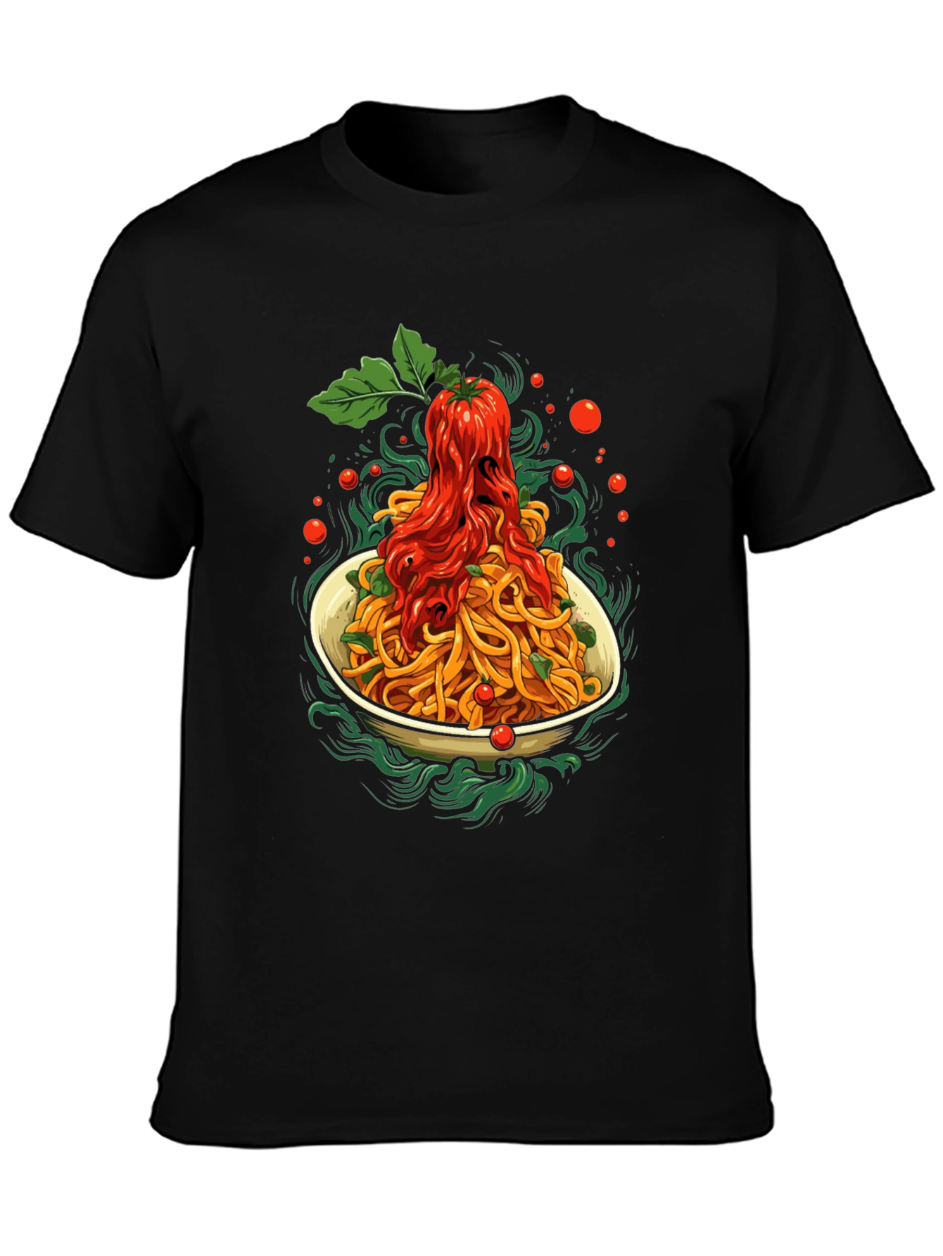 Spaghetti Graphic Tee - Food Lovers T-Shirt