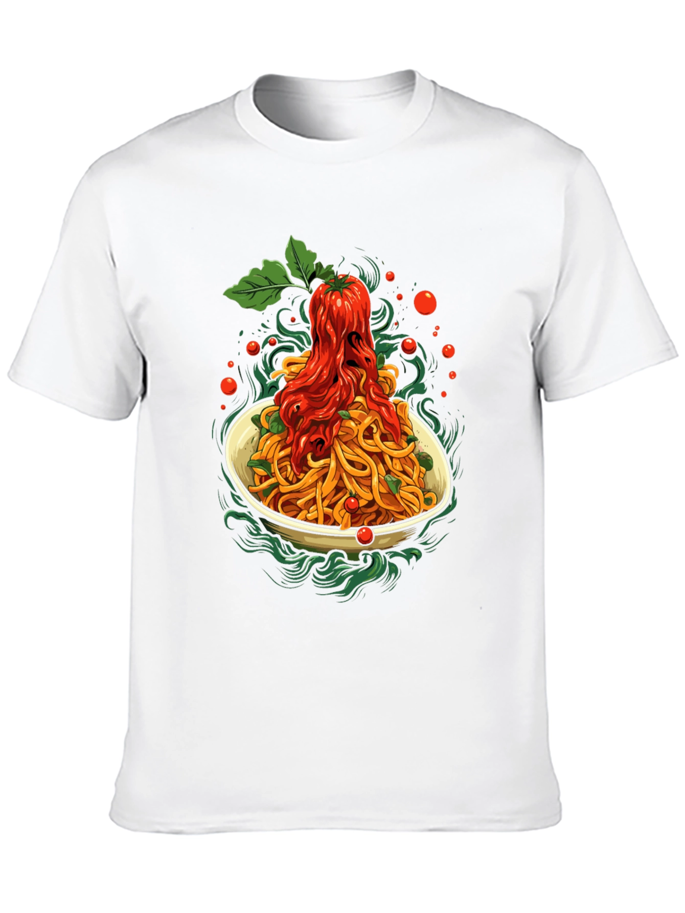 Spaghetti Graphic Tee - Food Lovers T-Shirt