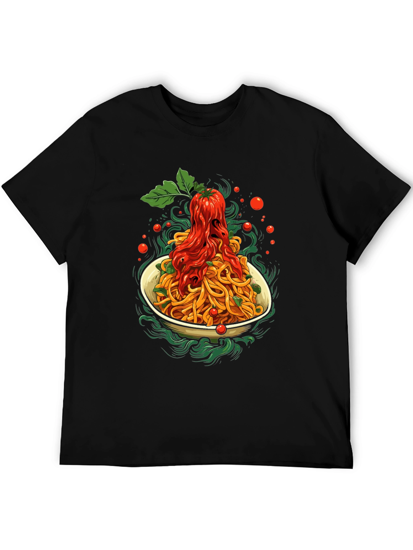 Spaghetti Graphic Tee - Food Lovers T-Shirt