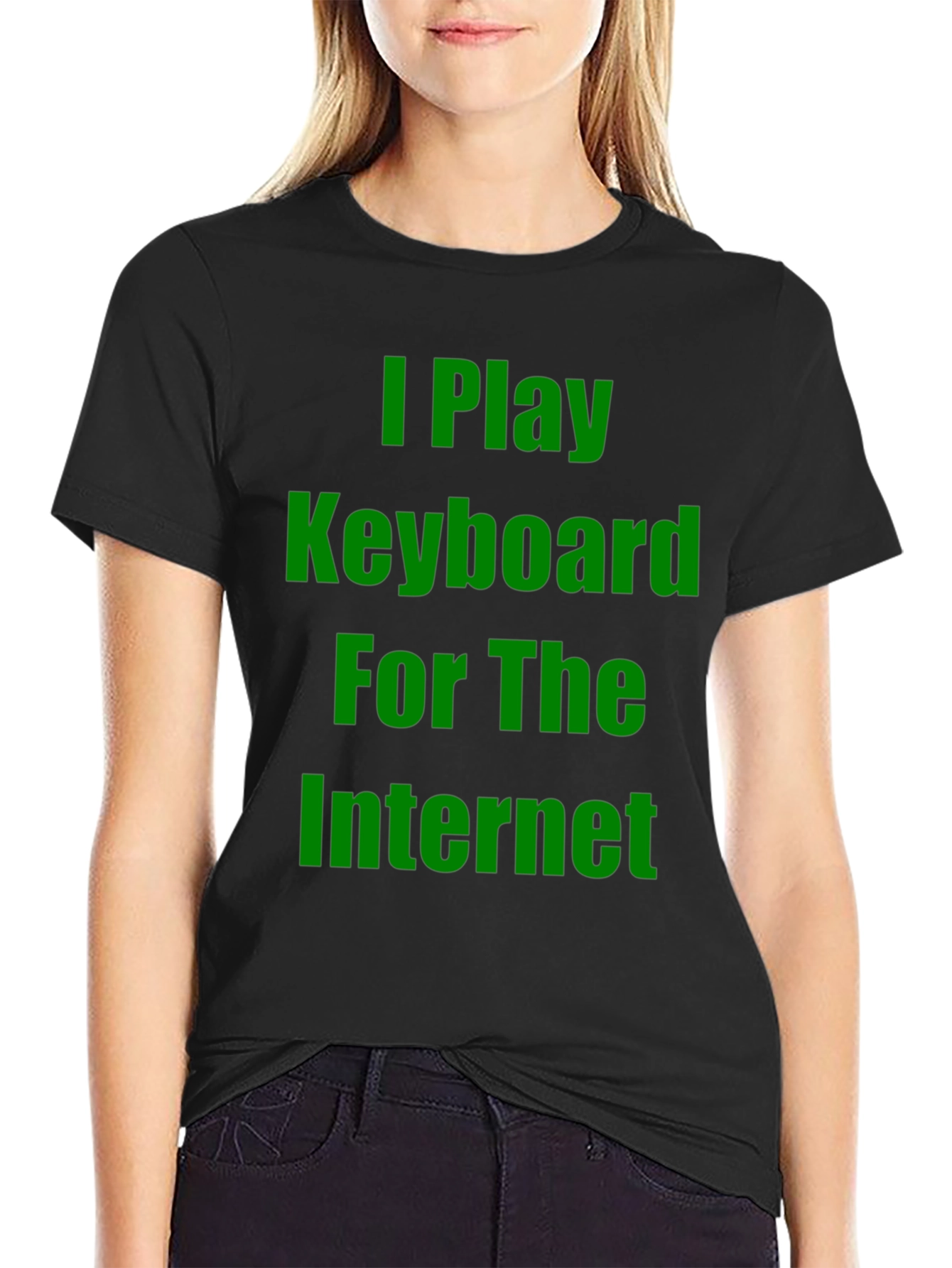 I Play Keyboard for the Internet Graphic Tee