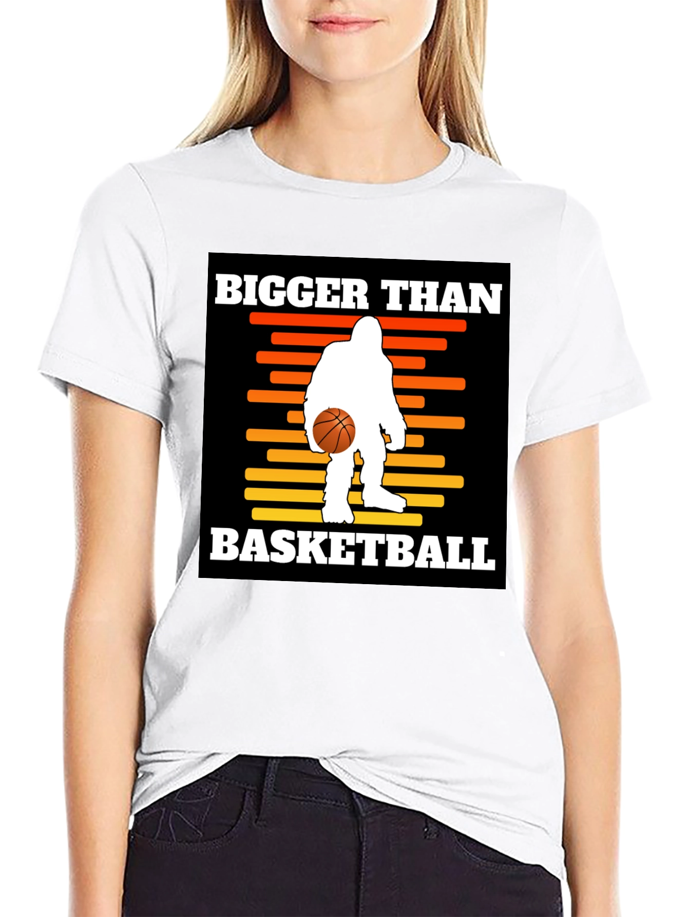 Bigfoot Basketball Graphic Tee
