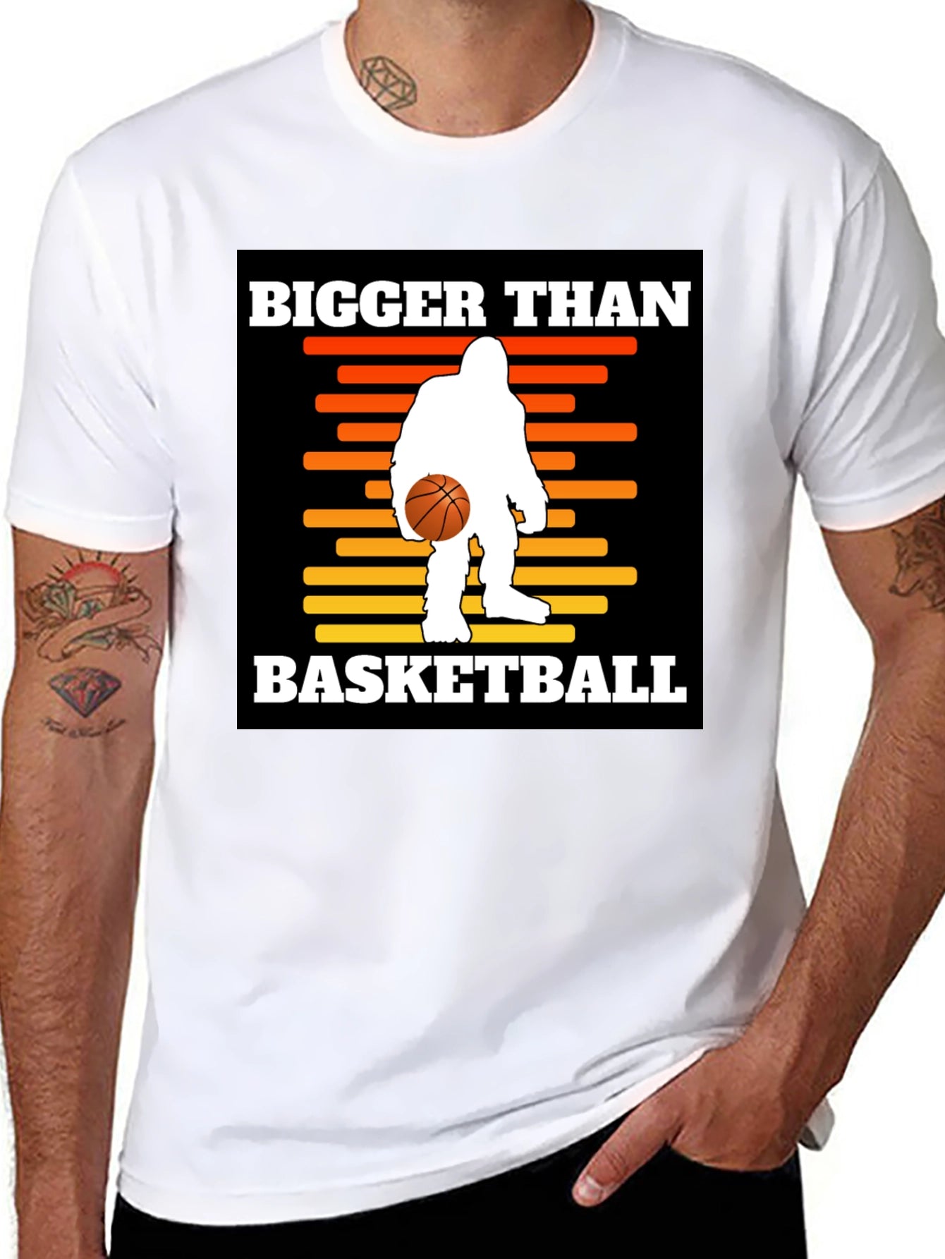Bigfoot Basketball Graphic Tee