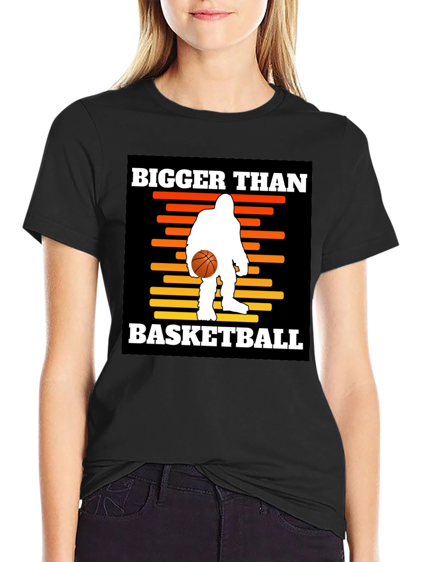 Bigfoot Basketball Graphic Tee