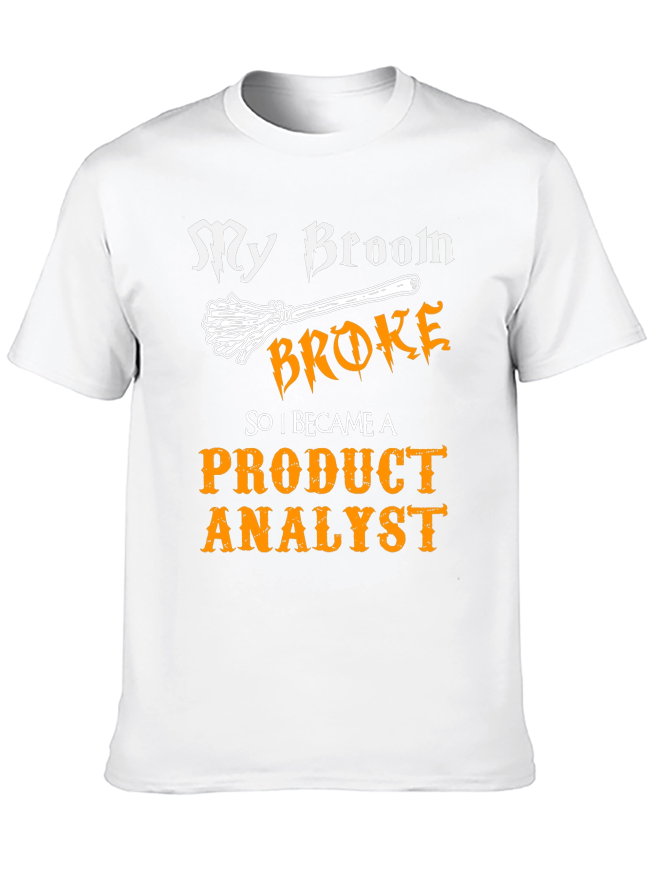 Product Analyst T-Shirt - Funny Halloween Witch Tee