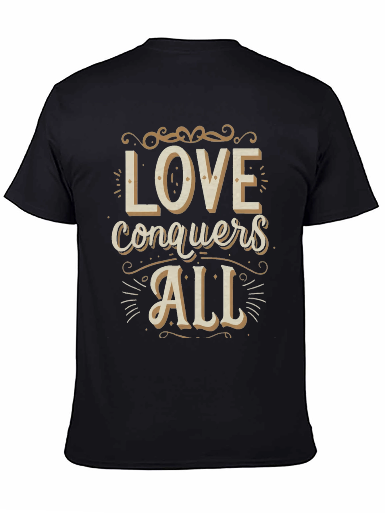Love Conquers All Graphic Tee - Stylish Comfort