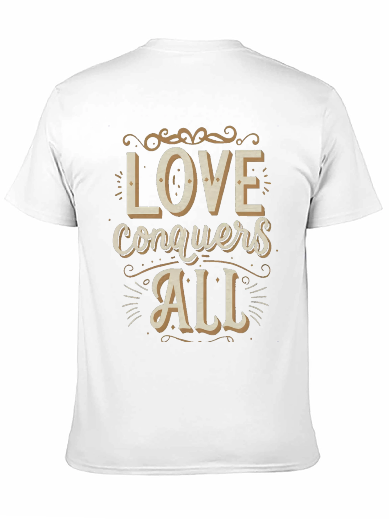 Love Conquers All Graphic Tee - Stylish Comfort